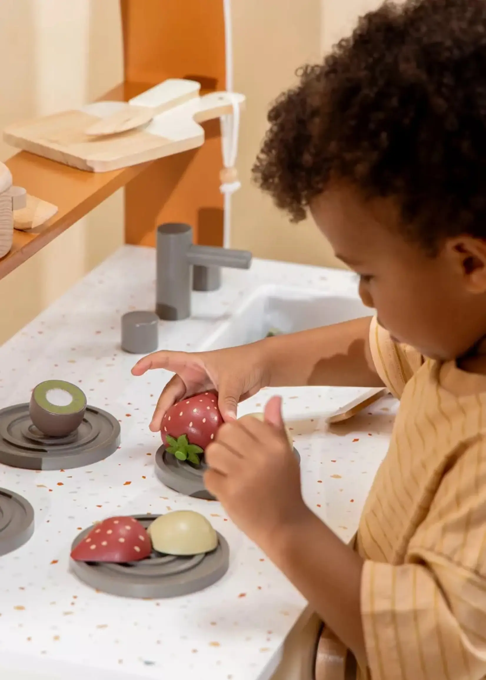 Wooden Fruits Playset