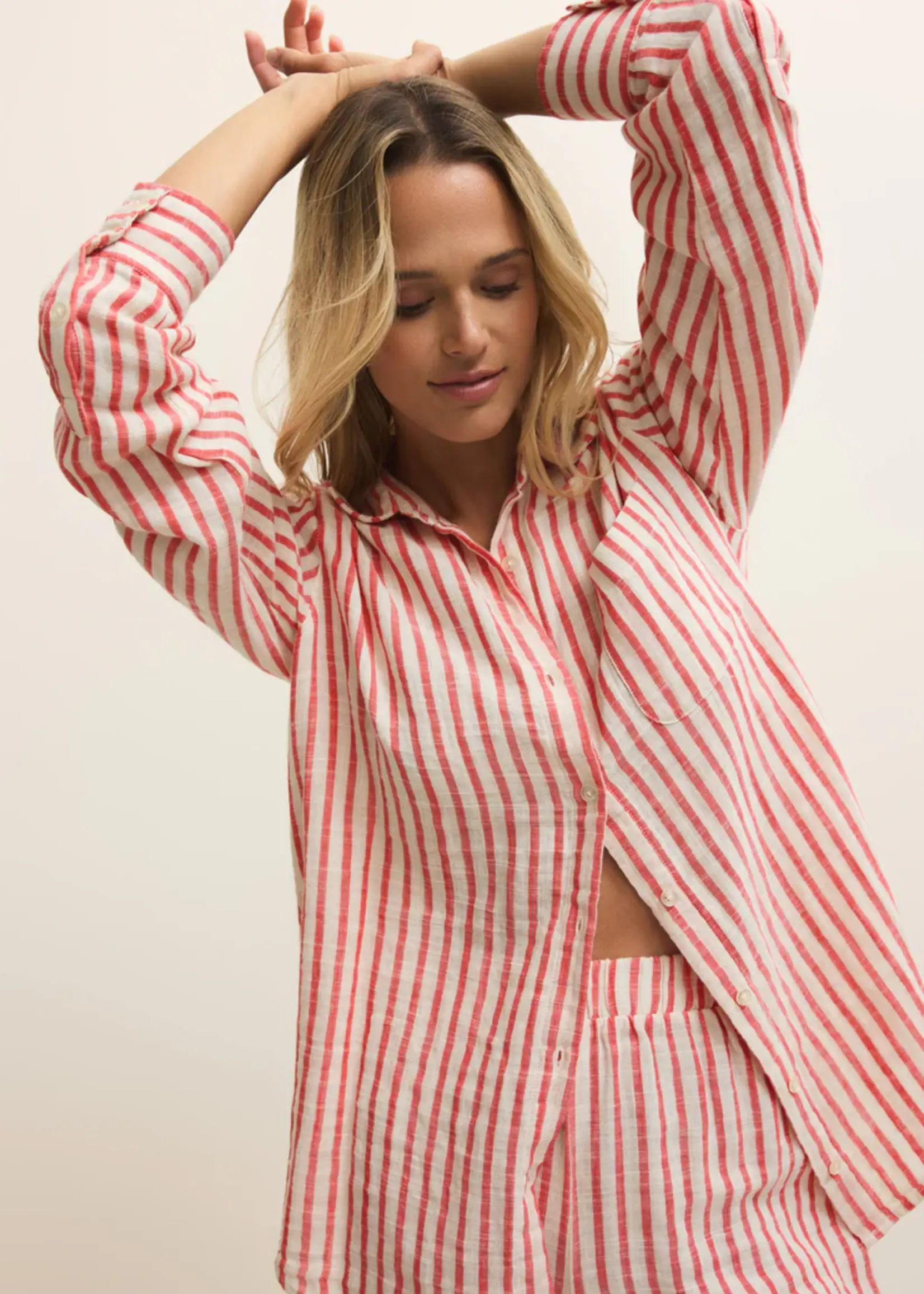 Z Supply Saturdays Stripe Shirt