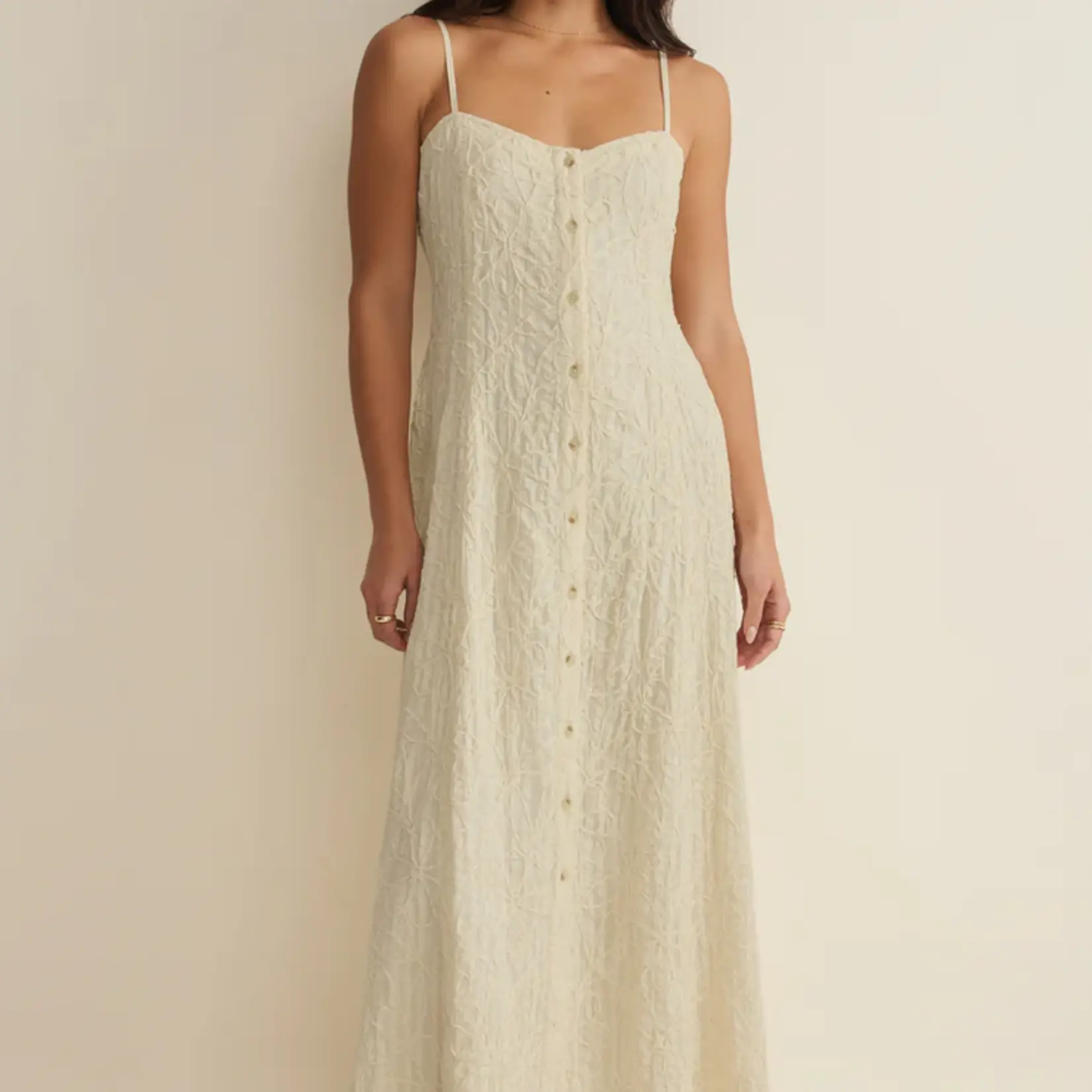 Z Supply Angel Eyes Textured Midi Dress