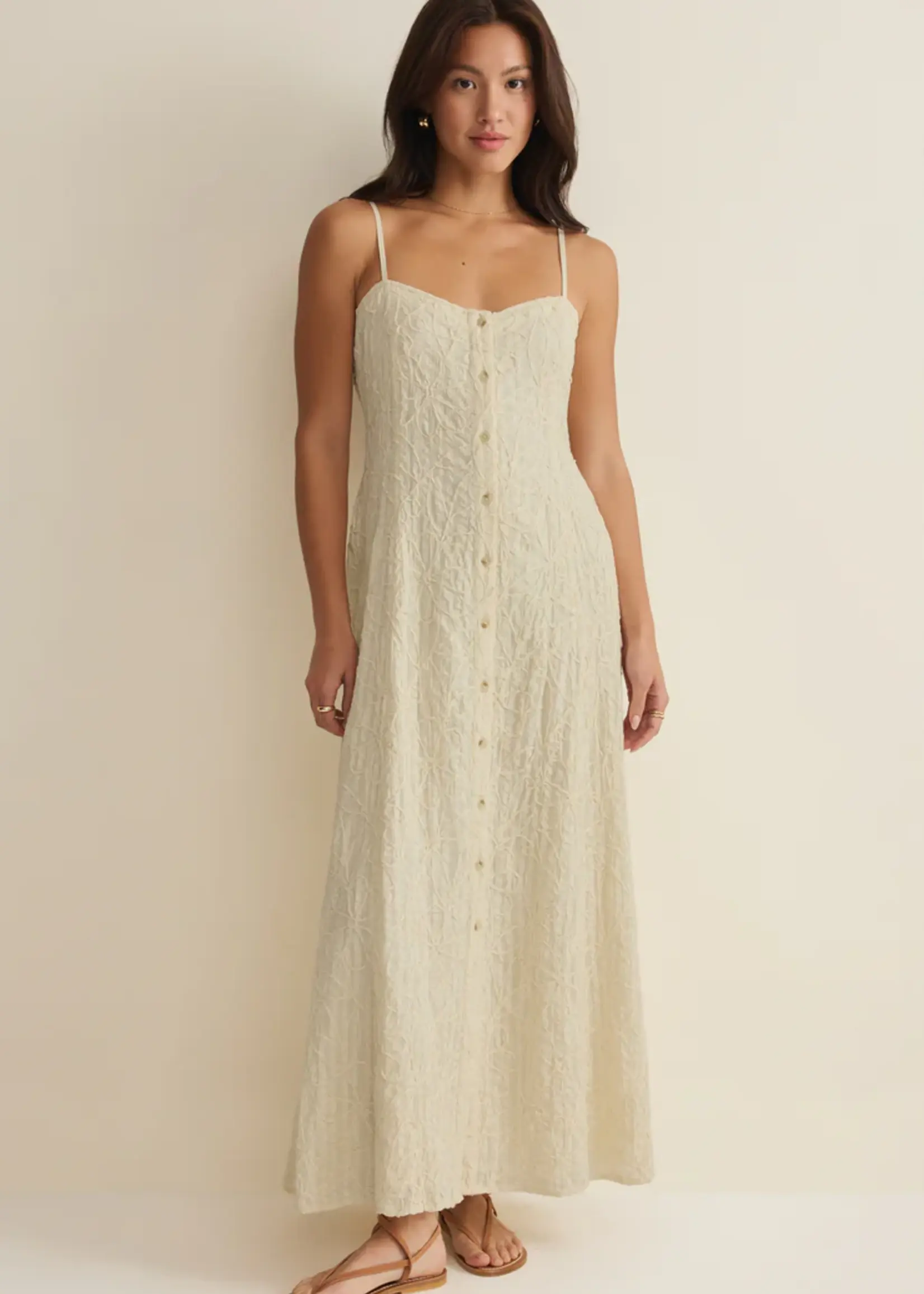 Z Supply Angel Eyes Textured Midi Dress