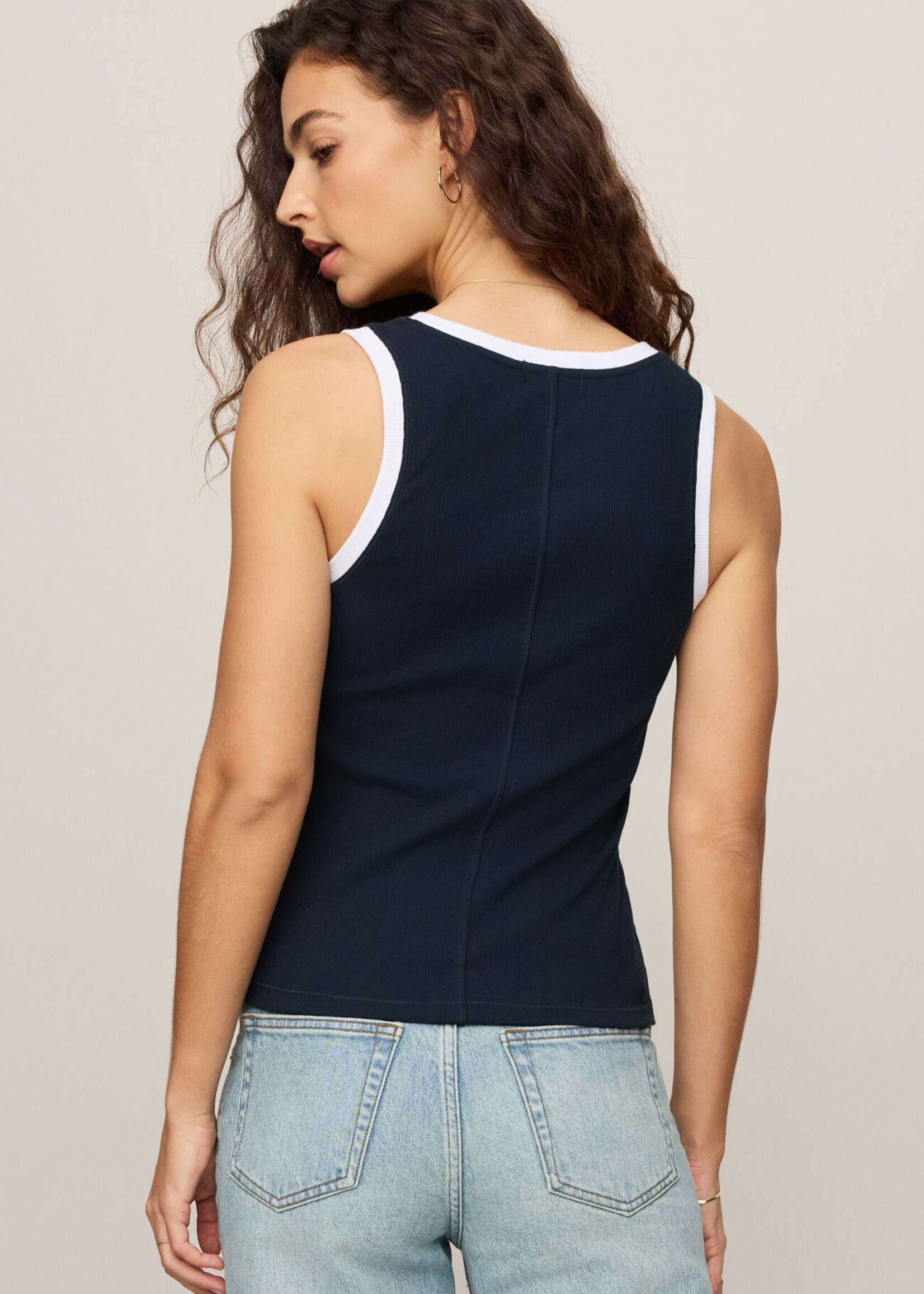Z Supply Sirena Colorblocked Rib Tank