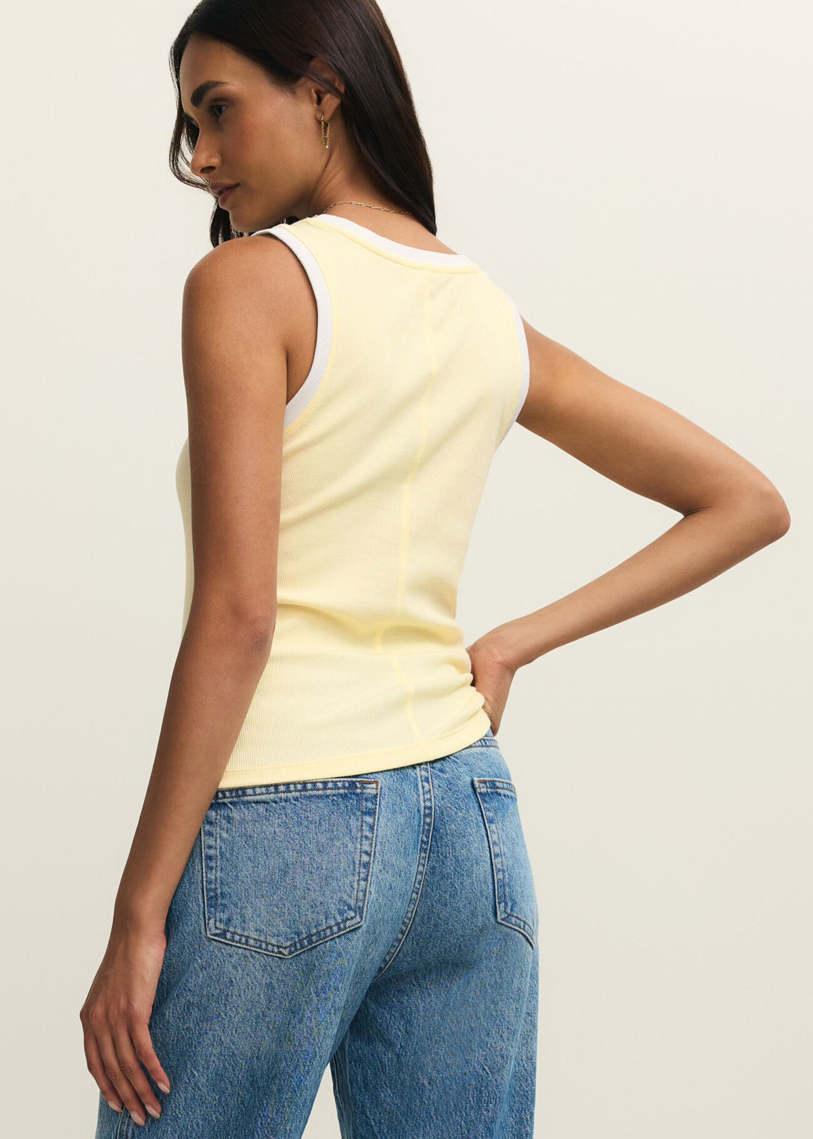 Z Supply Sirena Colorblocked Rib Tank