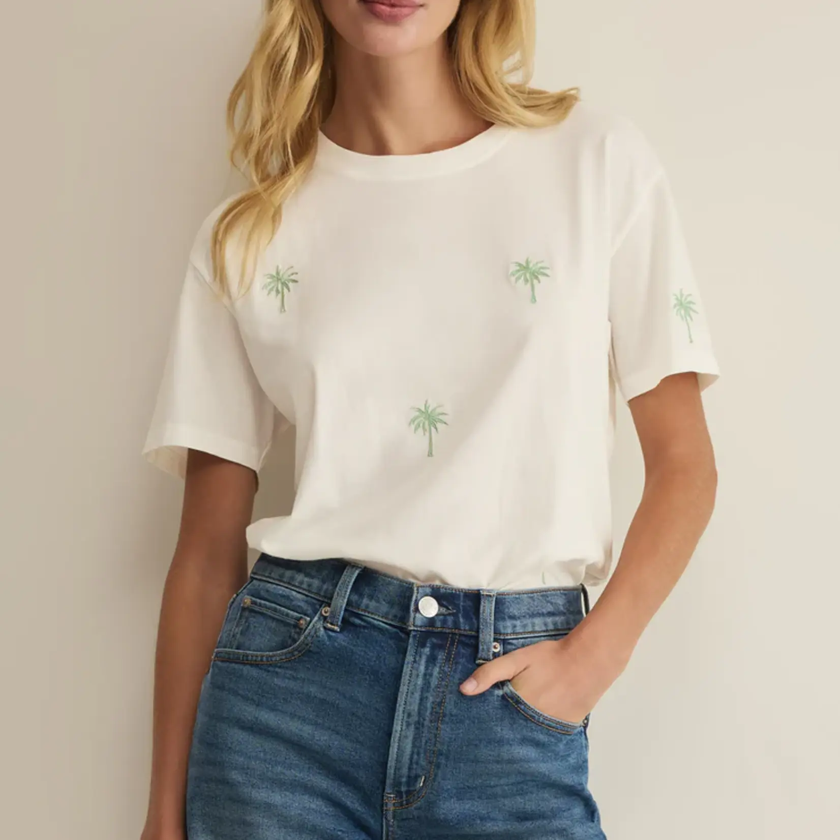 Z Supply Palms Boyfriend Tee