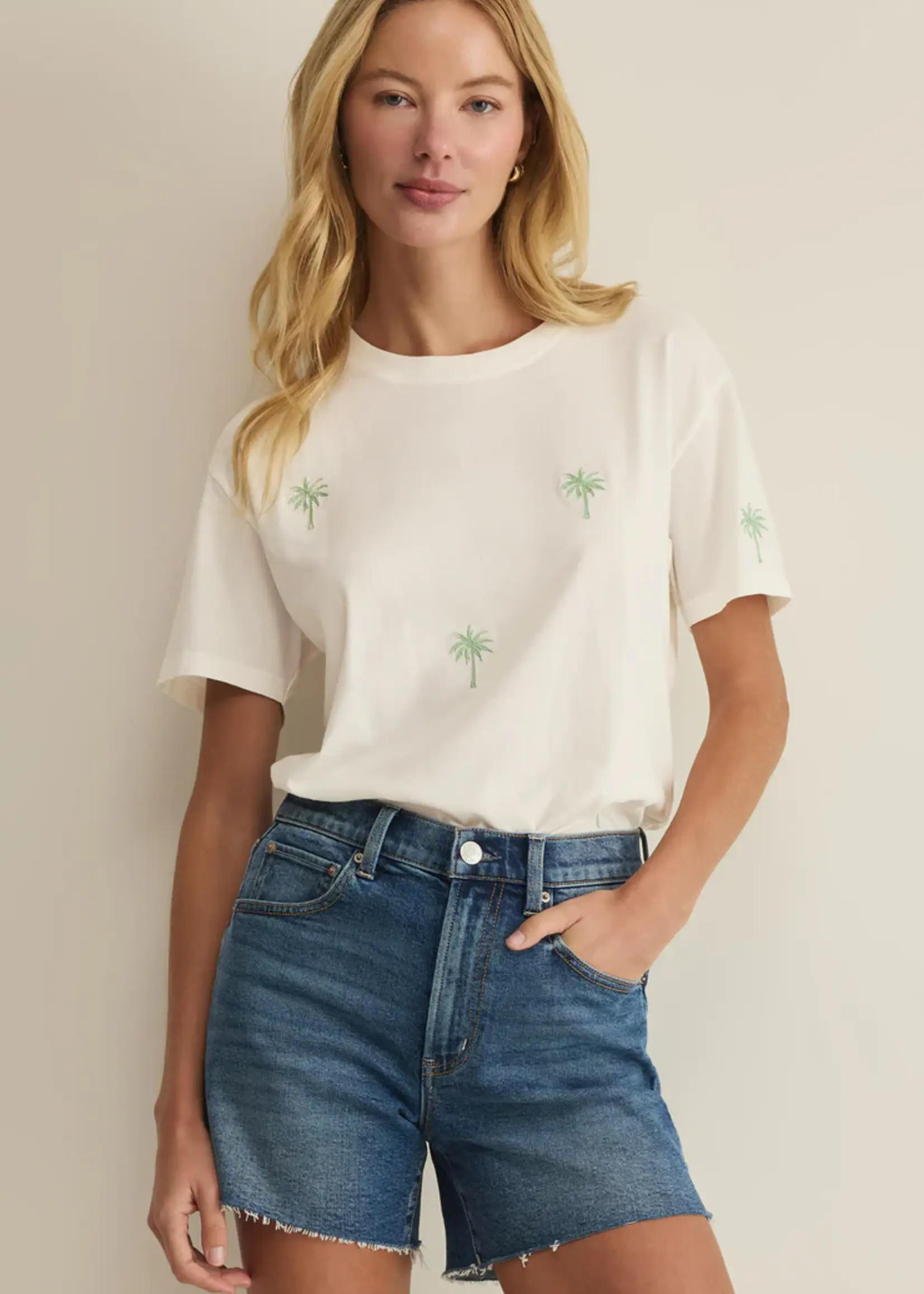 Z Supply Palms Boyfriend Tee