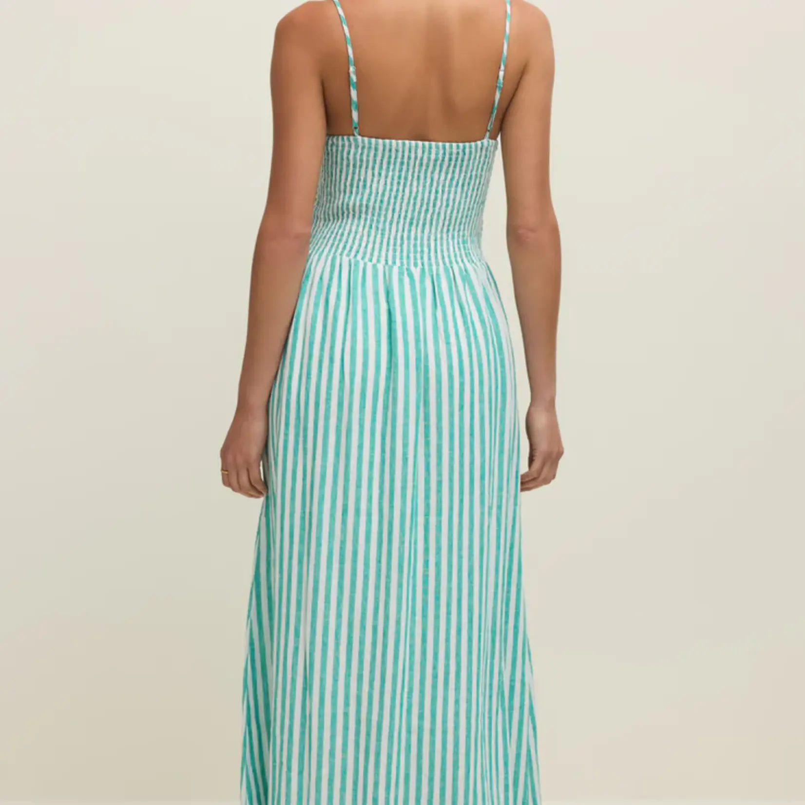 Z Supply Bayside Striped Midi Dress La Palma