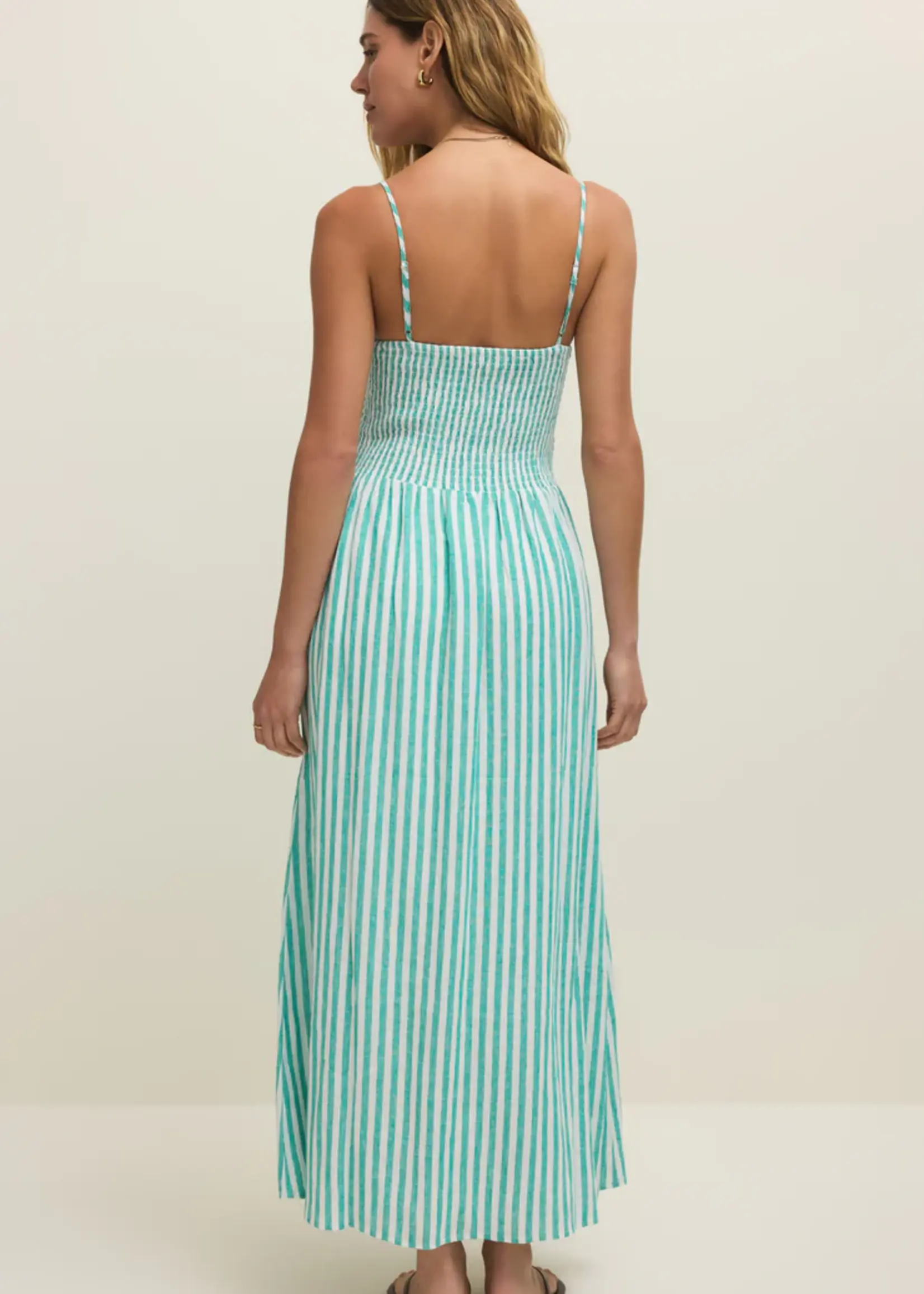 Z Supply Bayside Striped Midi Dress La Palma