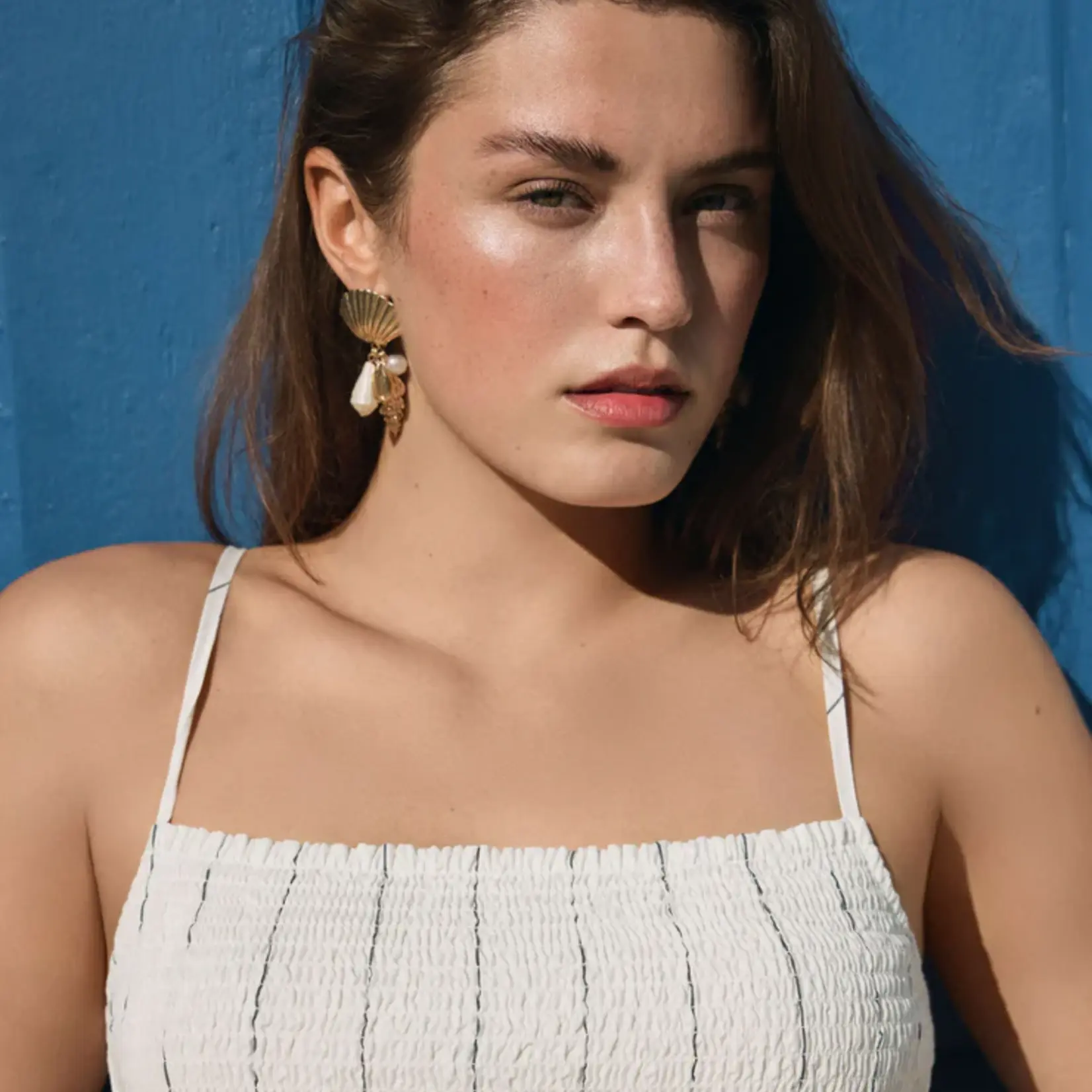 Z Supply Bayside Stripe Midi Dress