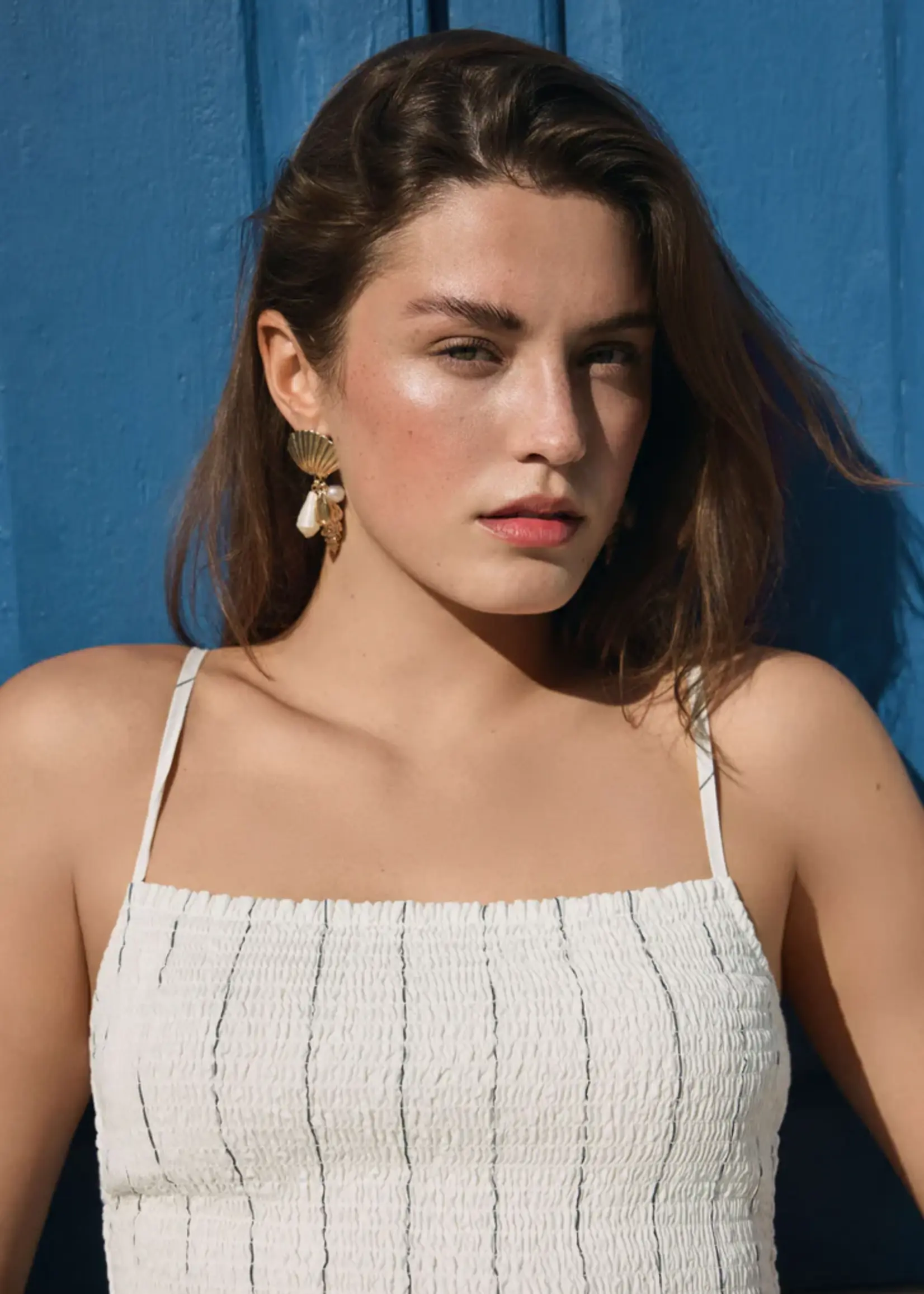 Z Supply Bayside Stripe Midi Dress