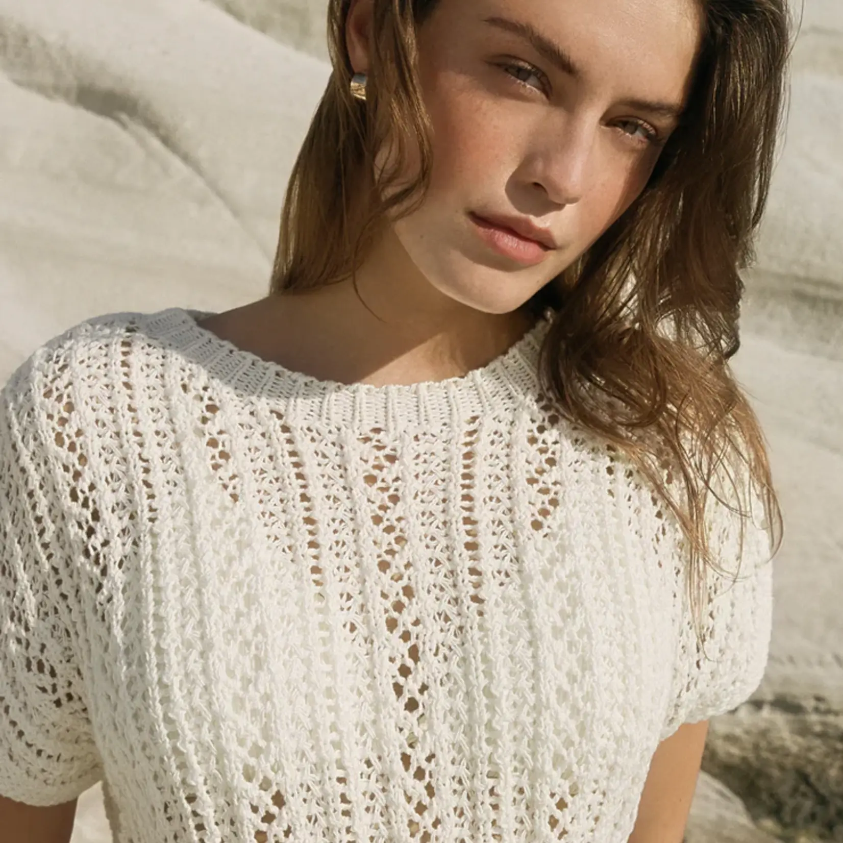 Z Supply Ballast Crochet Top