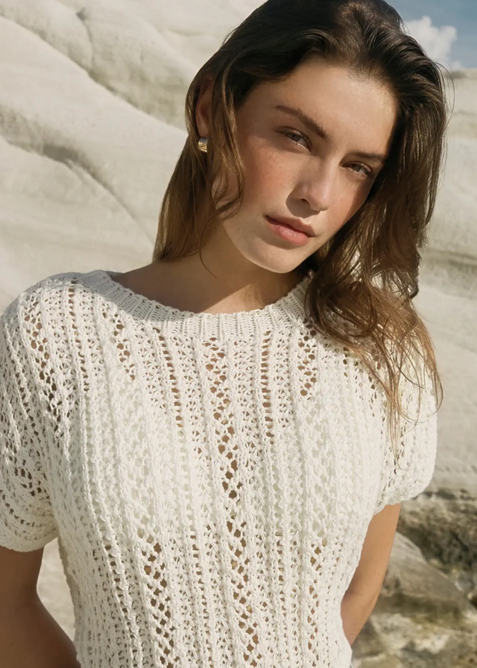 Z Supply Ballast Crochet Top