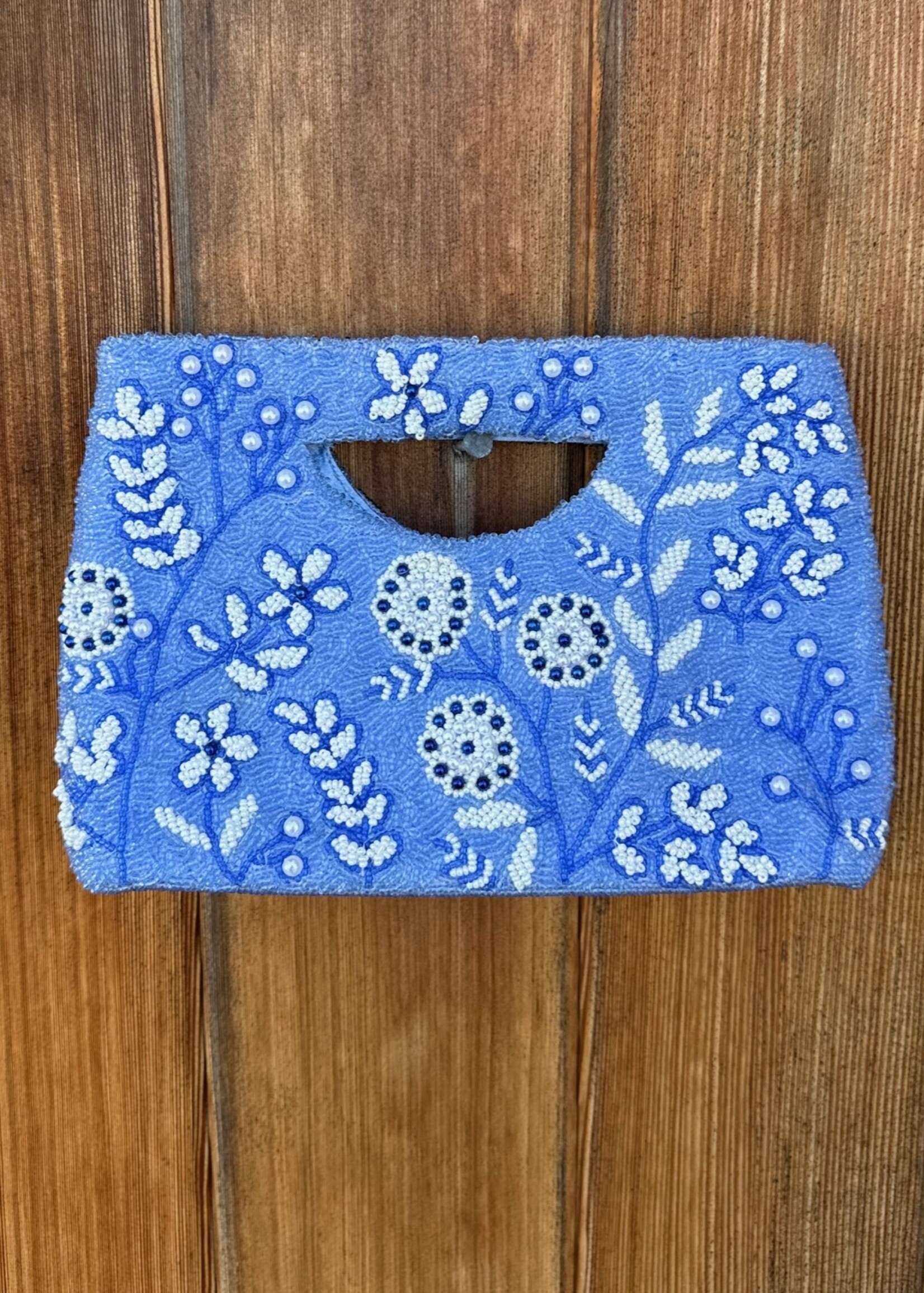 Tiana Ink Royal Pearls Cut-Out Handle Bag