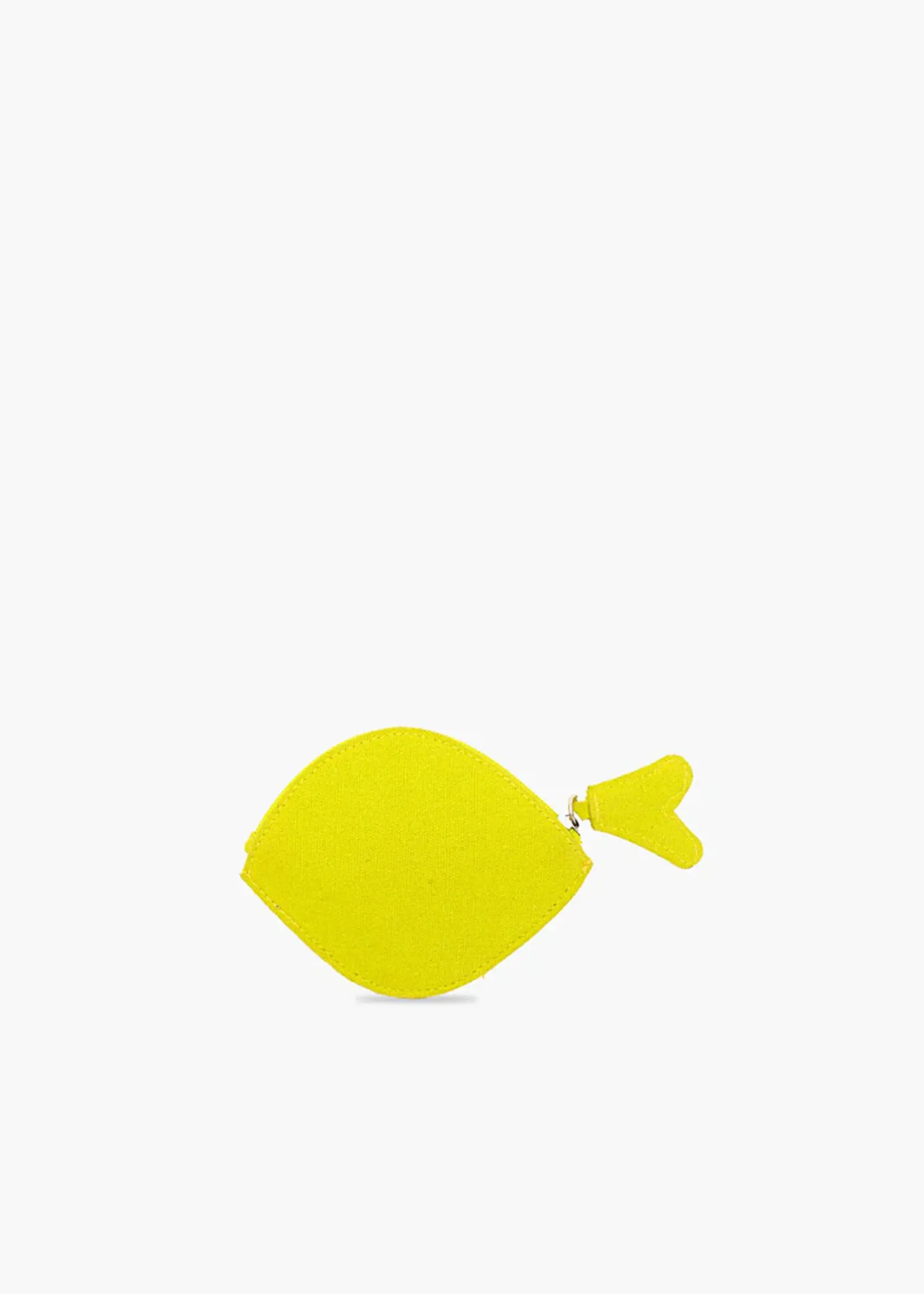 Fish & Fins Mini Coin Pouch - Yellow Tropic