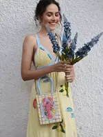 New England Lobster Beaded North South Tote