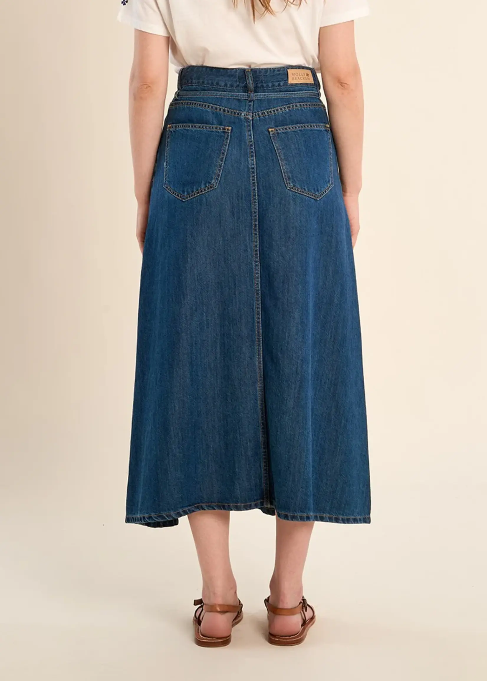 Denim Maxi with Tie