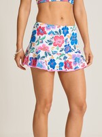 Tommy Bahama Tropi Flora High-Waist Flounce Skirted Bikini Bottoms