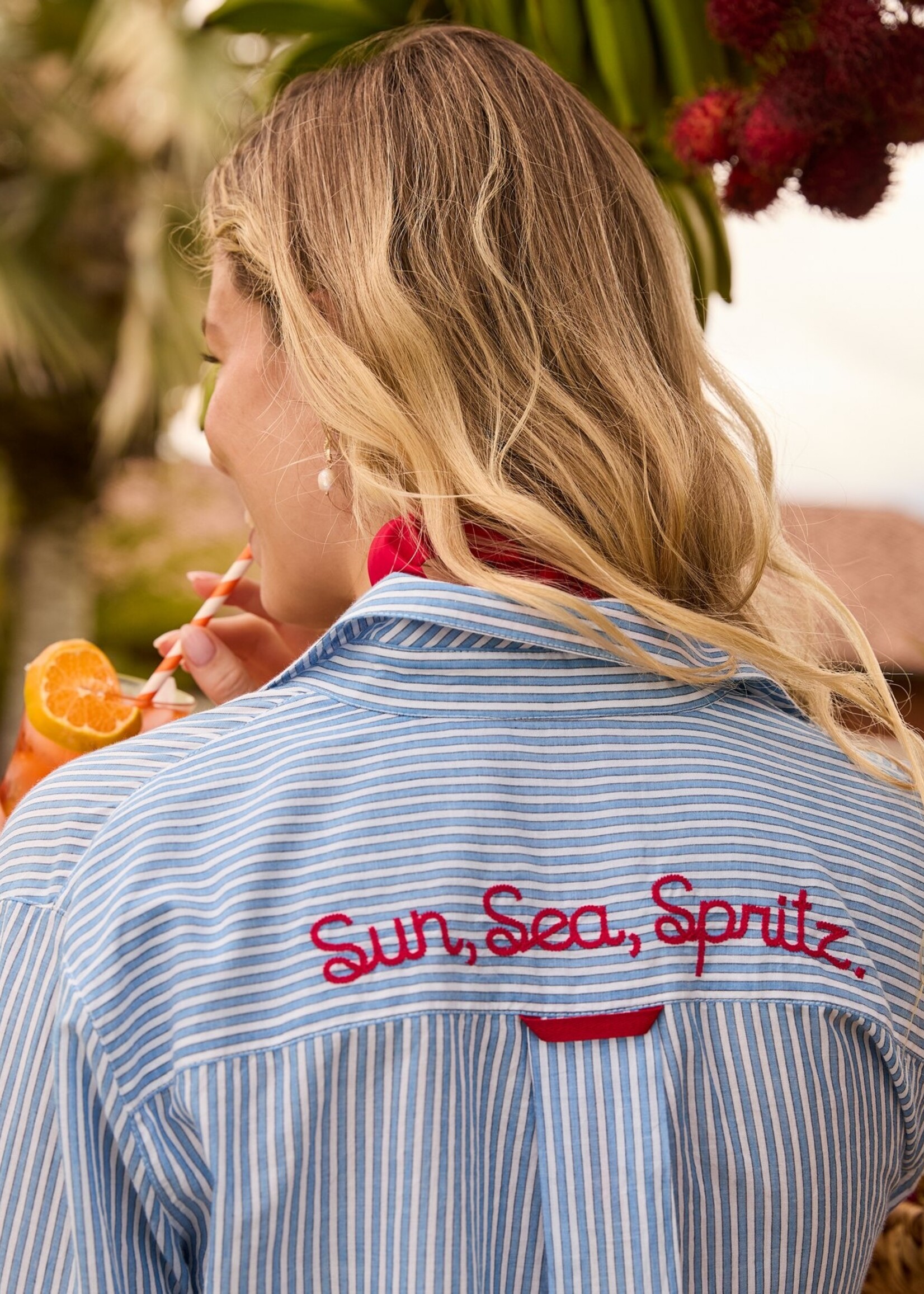 Tommy Bahama Sun, Sea, Spritz Boyfriend Beach Shirt