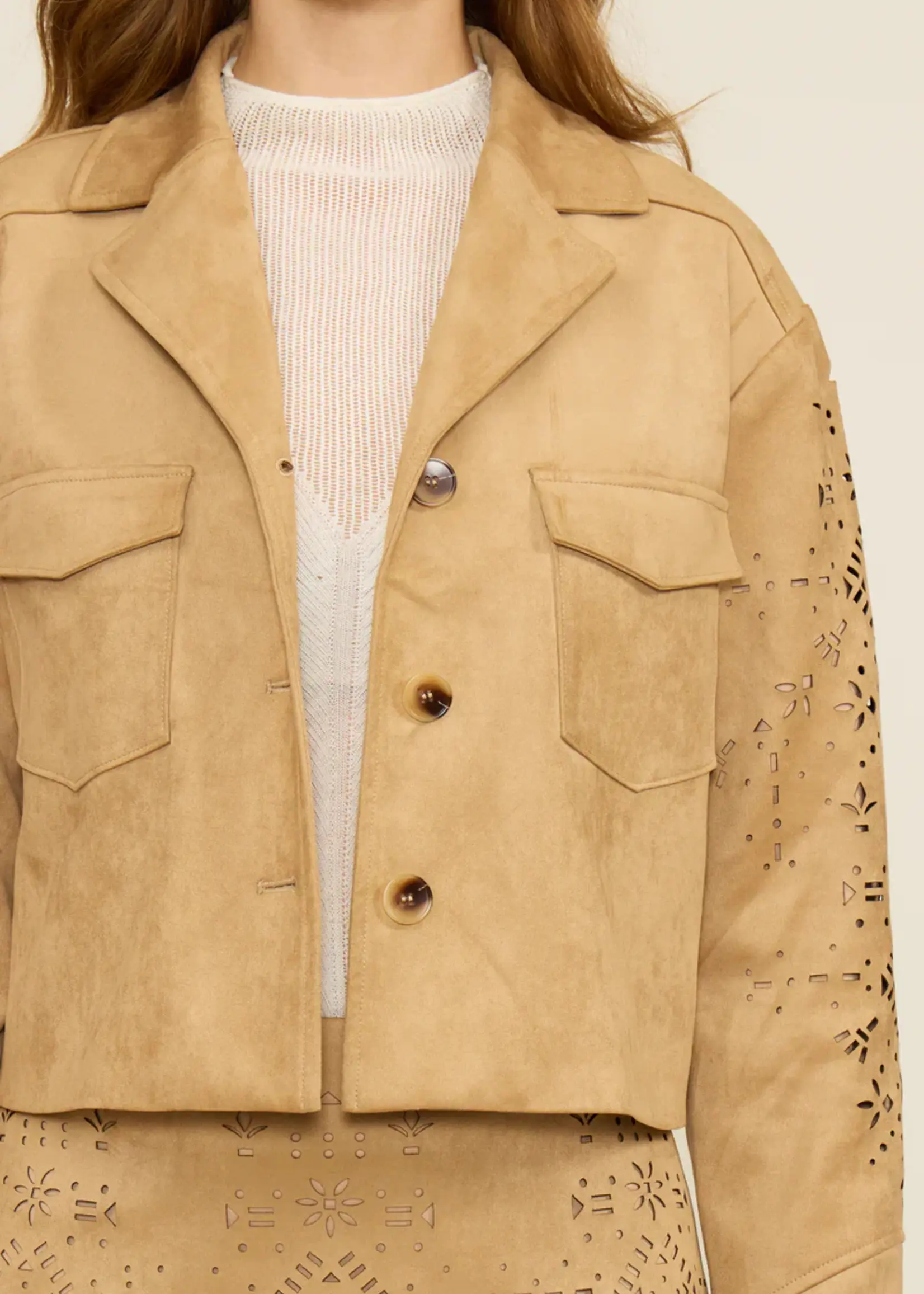 Presley Faux Suede Jacket