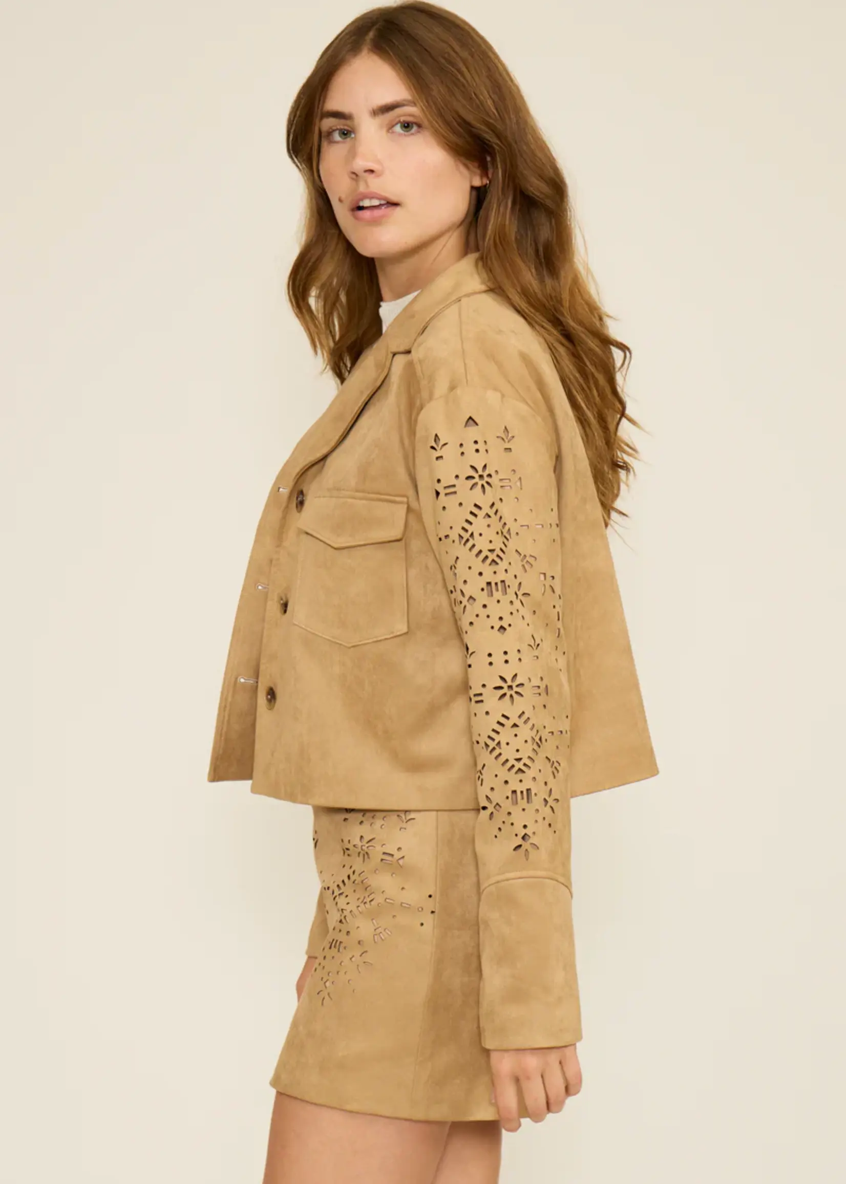 Presley Faux Suede Jacket
