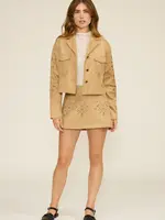 Nia Faux Suede Mini Skirt