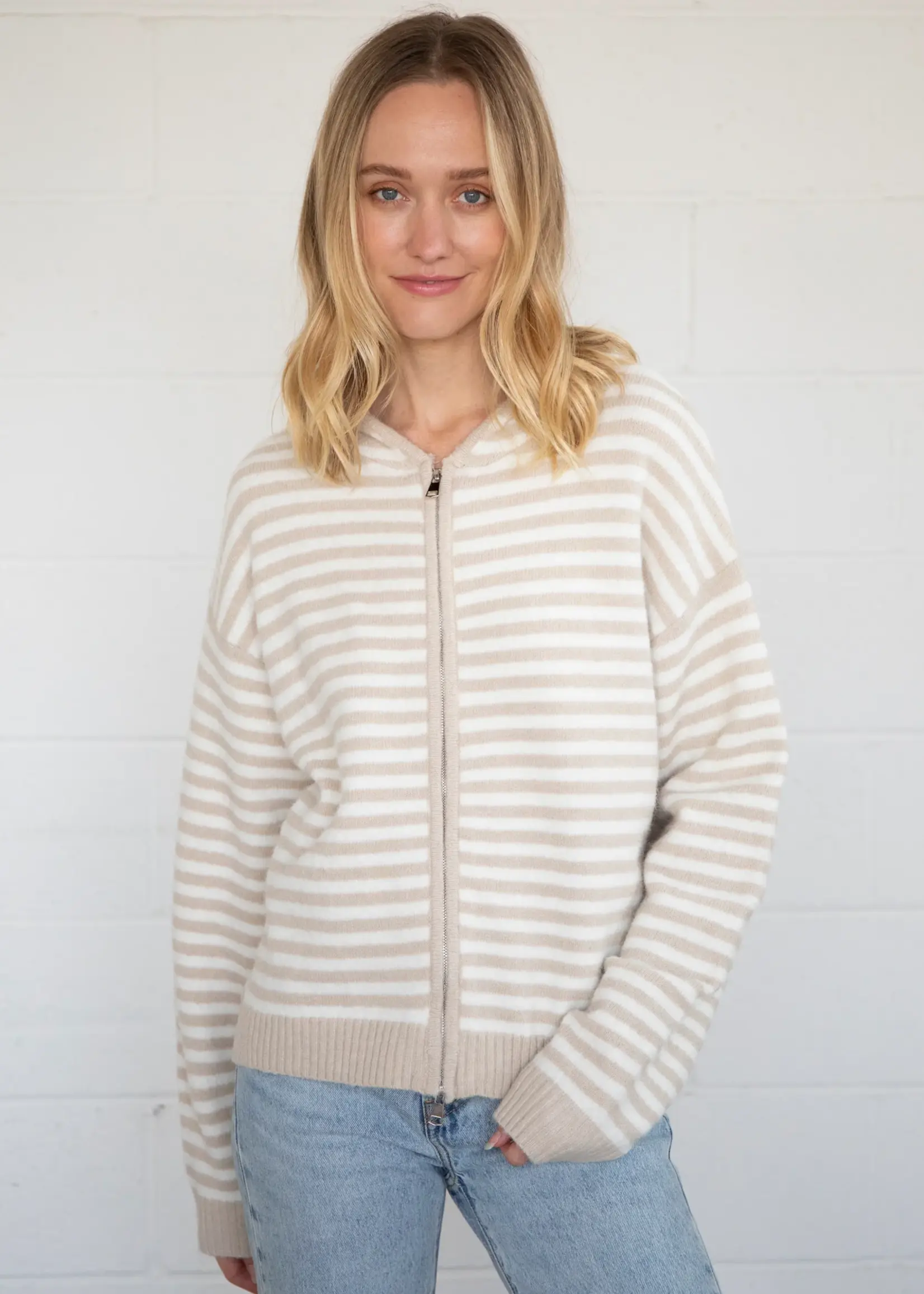 Things Between Striped Hoodie