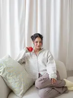 Things Between Striped Hoodie