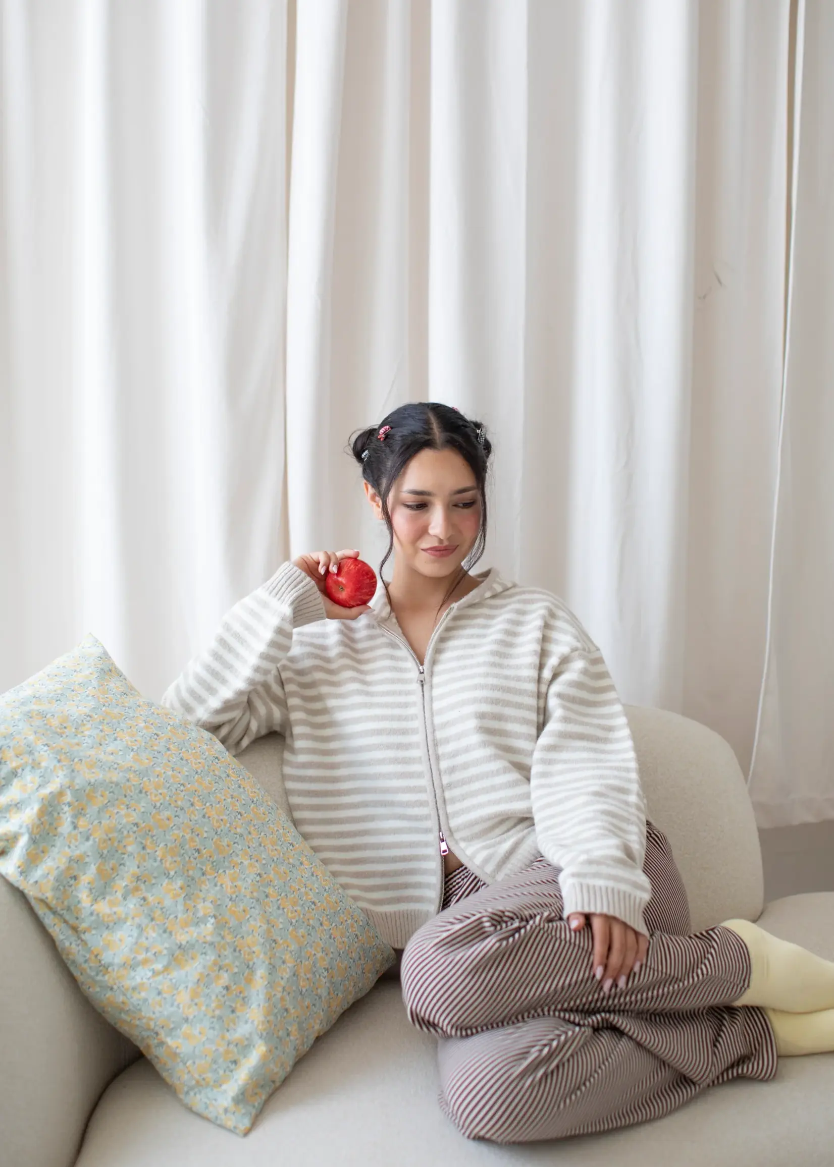 Things Between Striped Hoodie