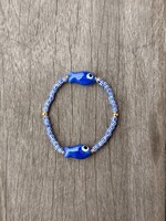Blue Tides Stretch Bracelet