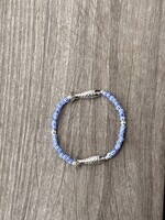 Double Fish Stripe Bracelet Silver