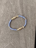 Double Fish Stripe Bracelet Gold