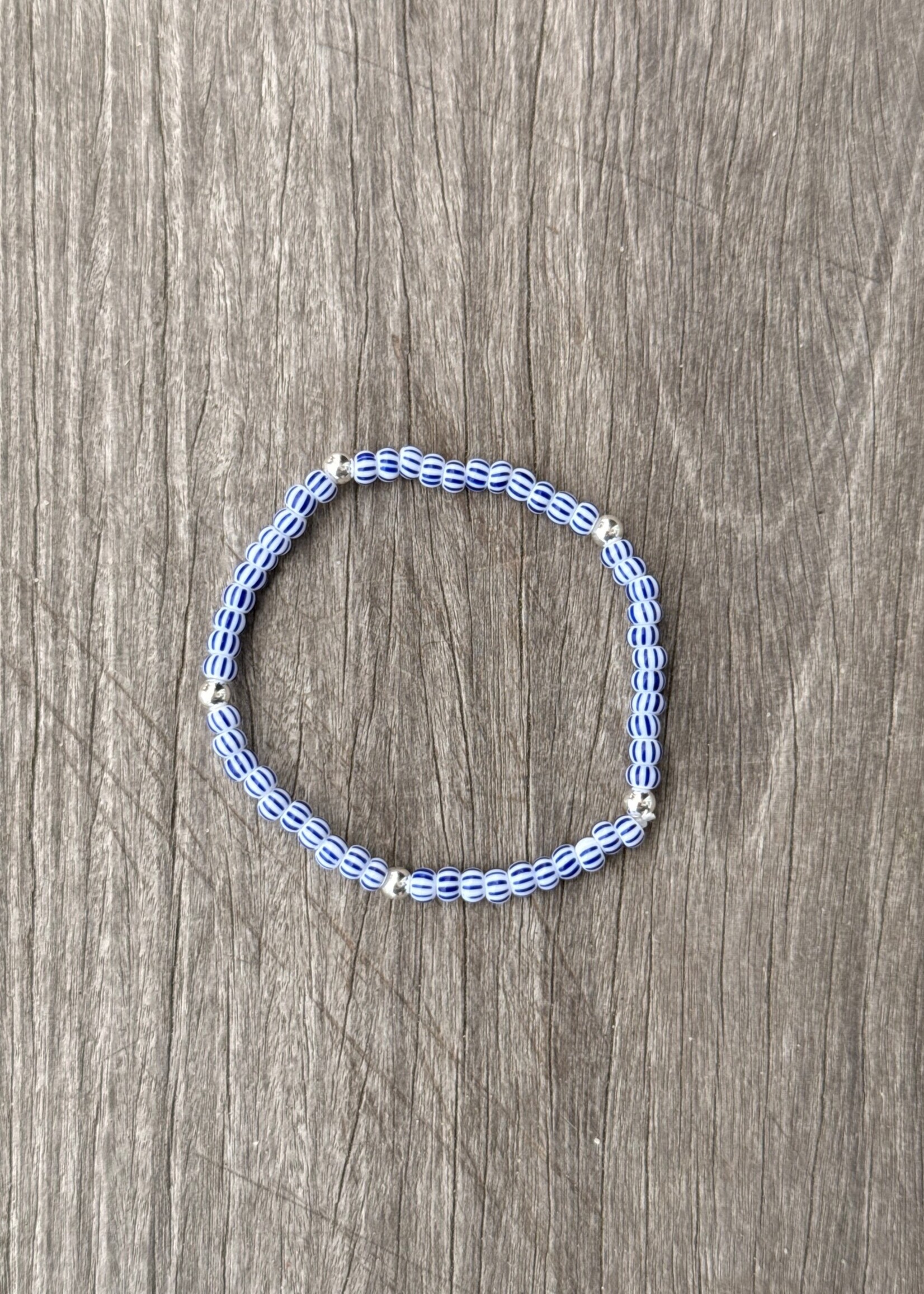 Striped Bead Bracelet