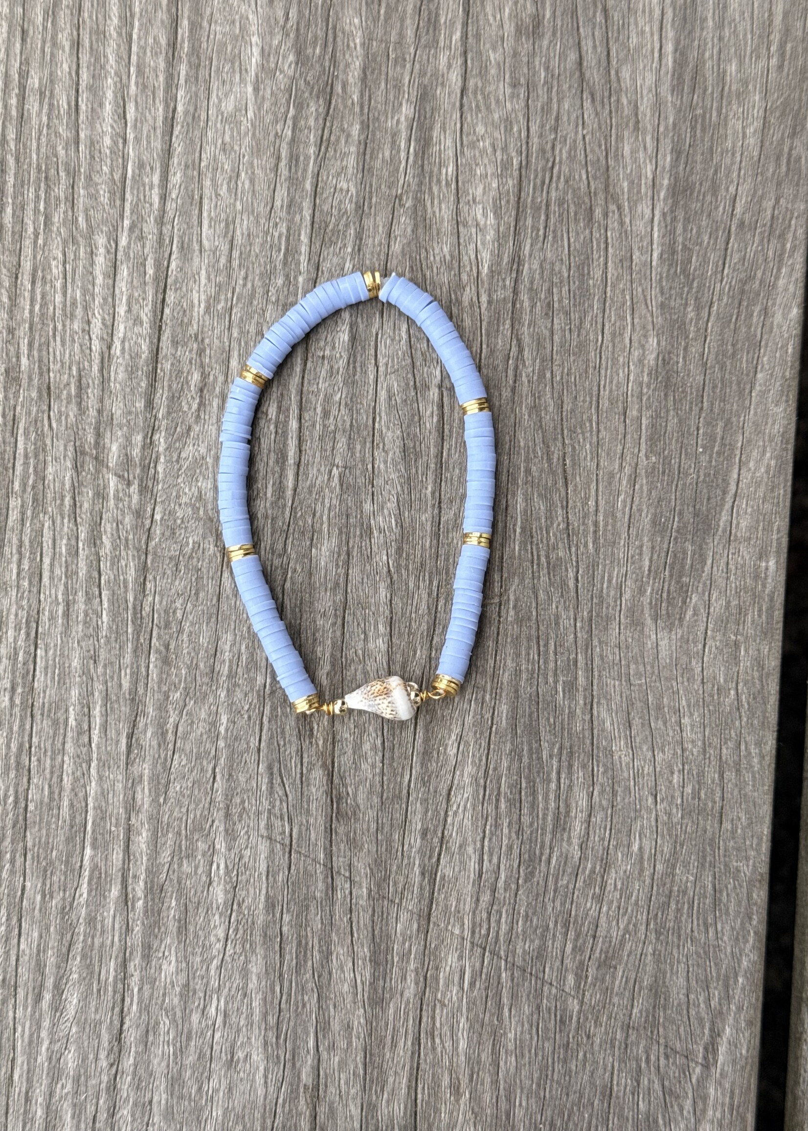 Mini Shell Heishi Bracelet