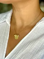 ST. CHRISTOPHER'S CHARM NECKLACE Gold
