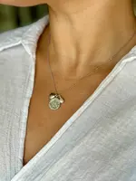 ST. CHRISTOPHER'S CHARM NECKLACE Silver