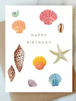 Shell Collector Birthday Greeting Card
