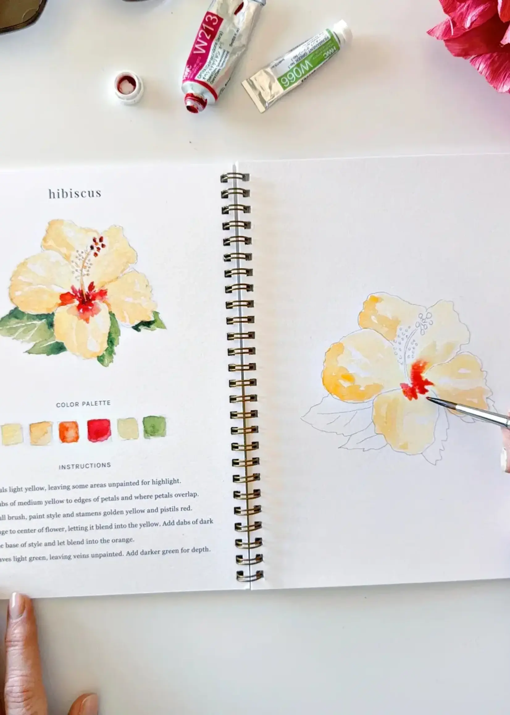 Tropical Watercolor Workbook