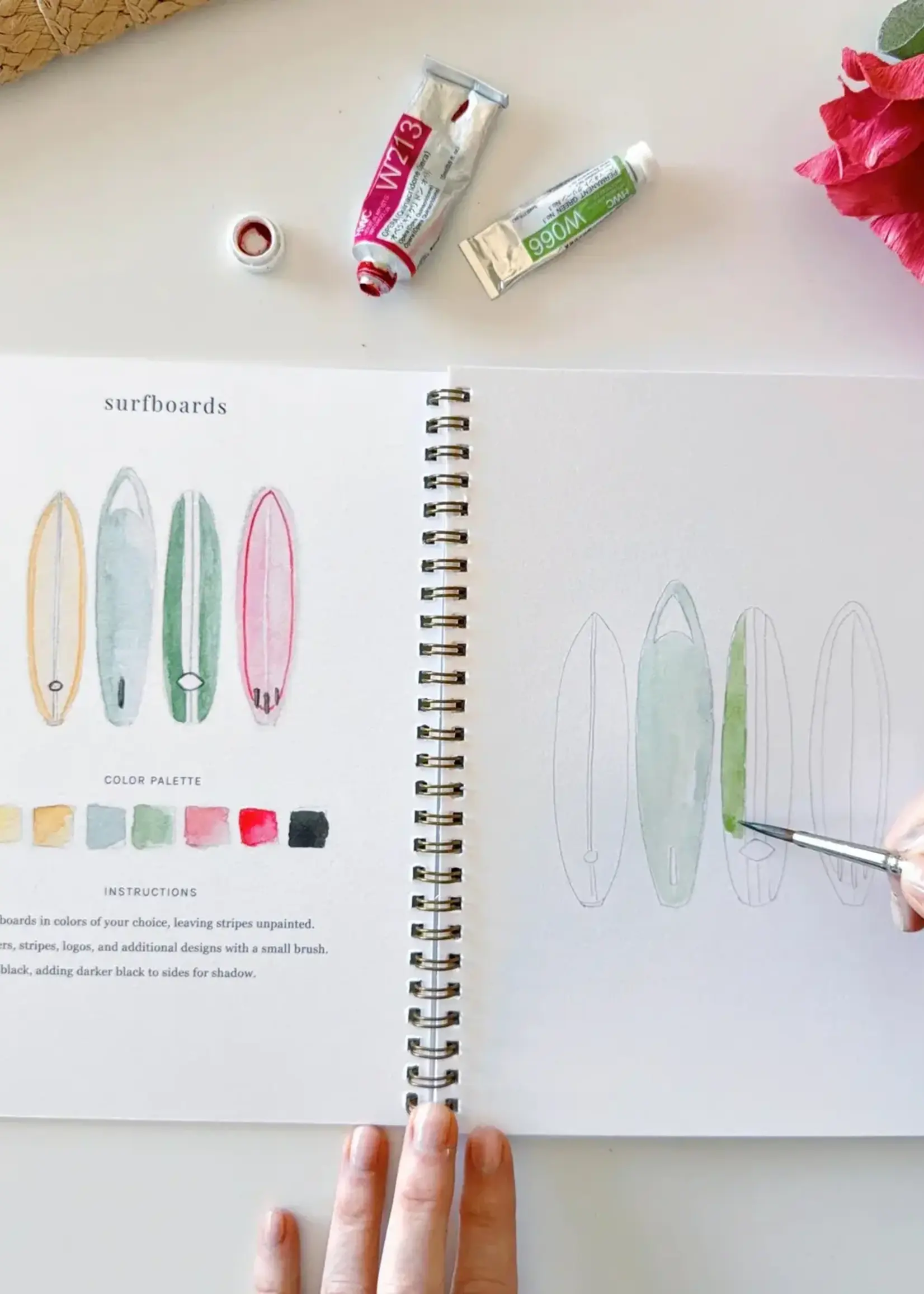 Tropical Watercolor Workbook