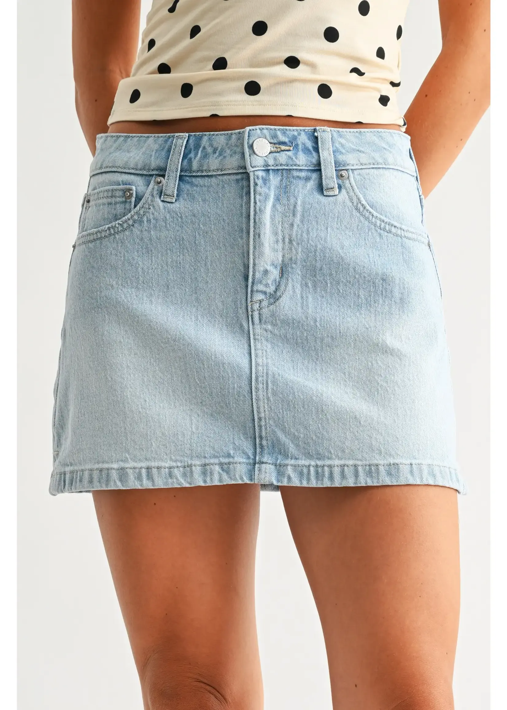 Micro Skirt W/ Slit