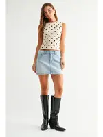 Micro Skirt W/ Slit
