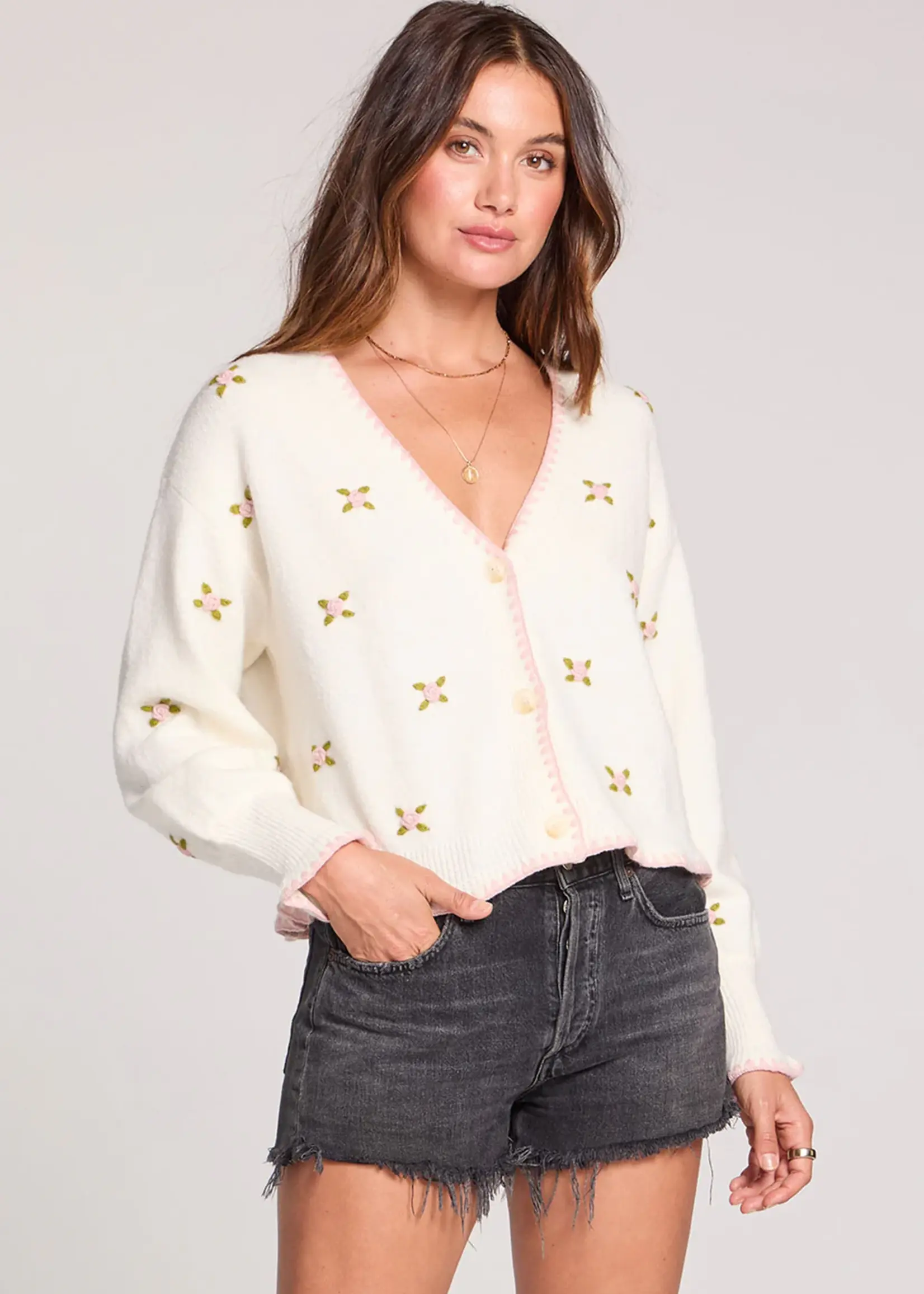 Saltwater Luxe Fiorra Cardigan Sweater