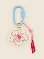 Hibiscus Bag Charm