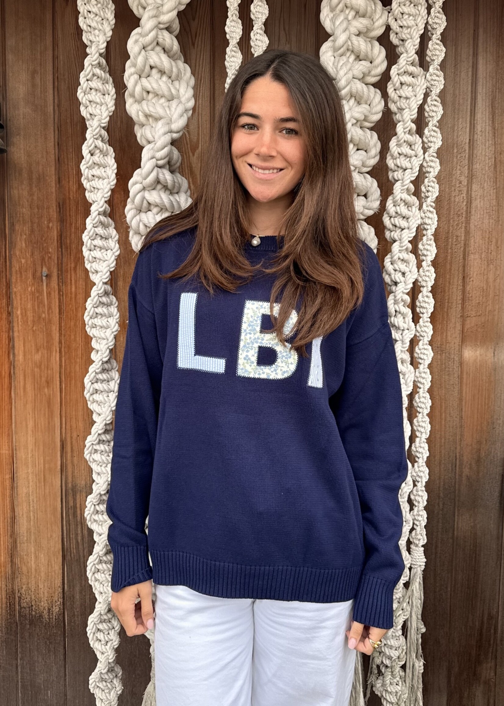 Ellsworth & Ivey LBI Riley Crewneck Patchwork