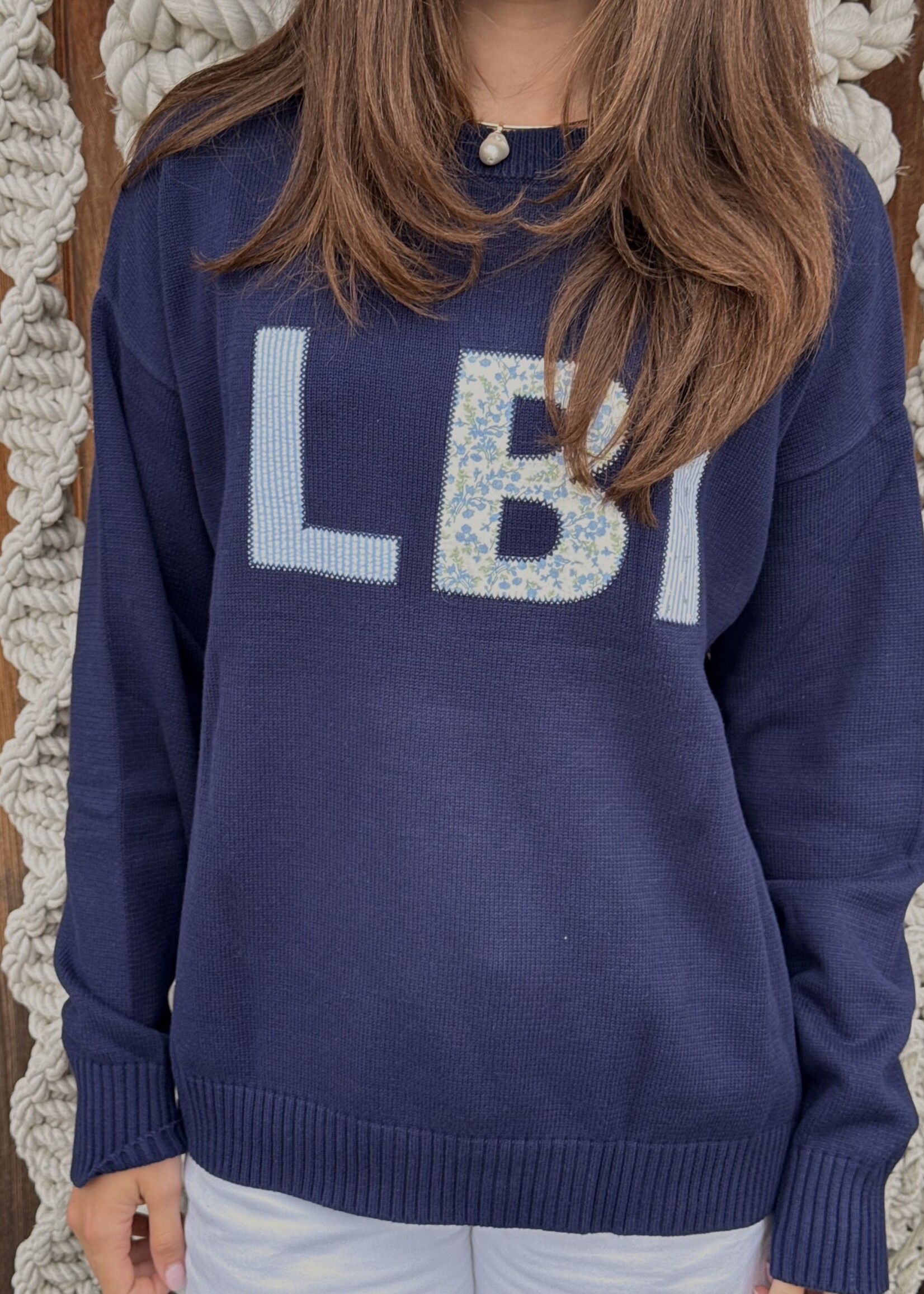 Ellsworth & Ivey LBI Riley Crewneck Patchwork