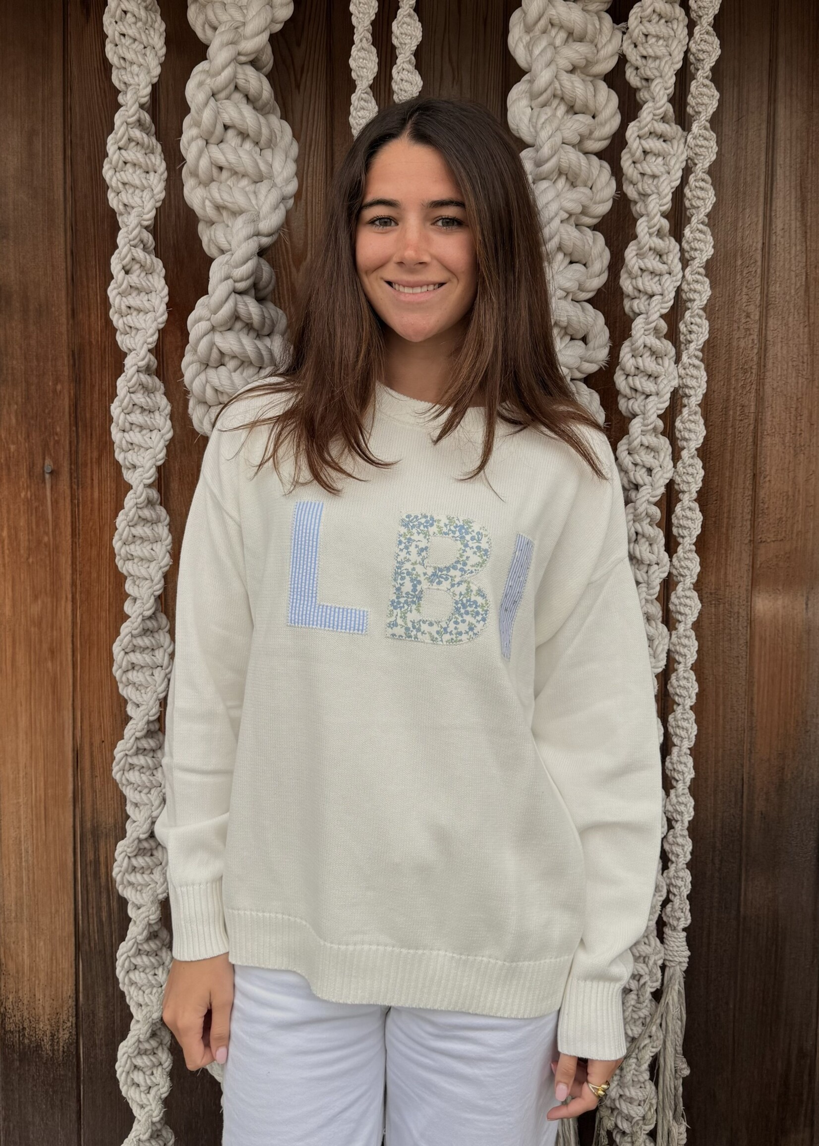 Ellsworth & Ivey LBI Riley Crewneck Patchwork