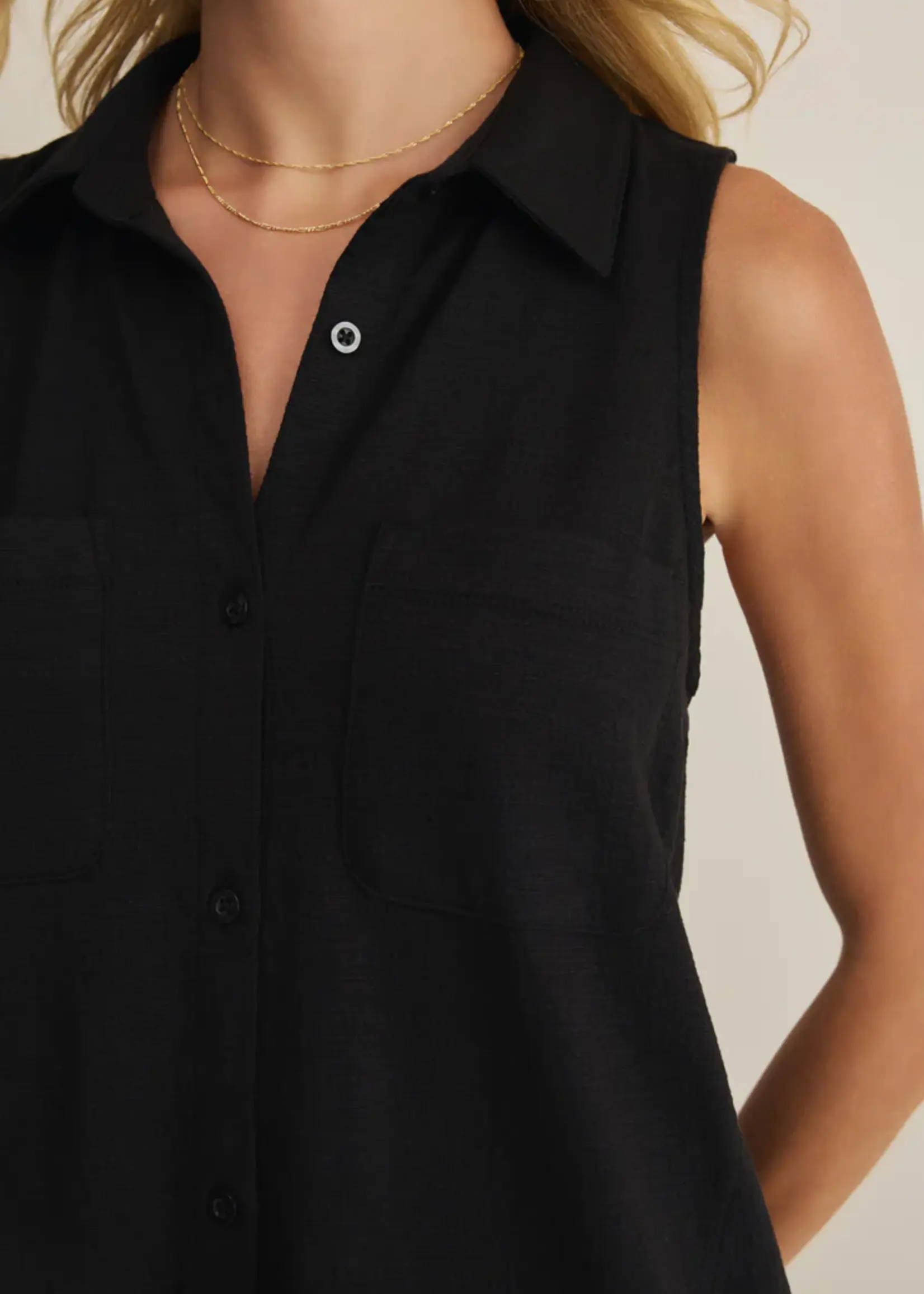 Z Supply New Light Textured Mini Dress