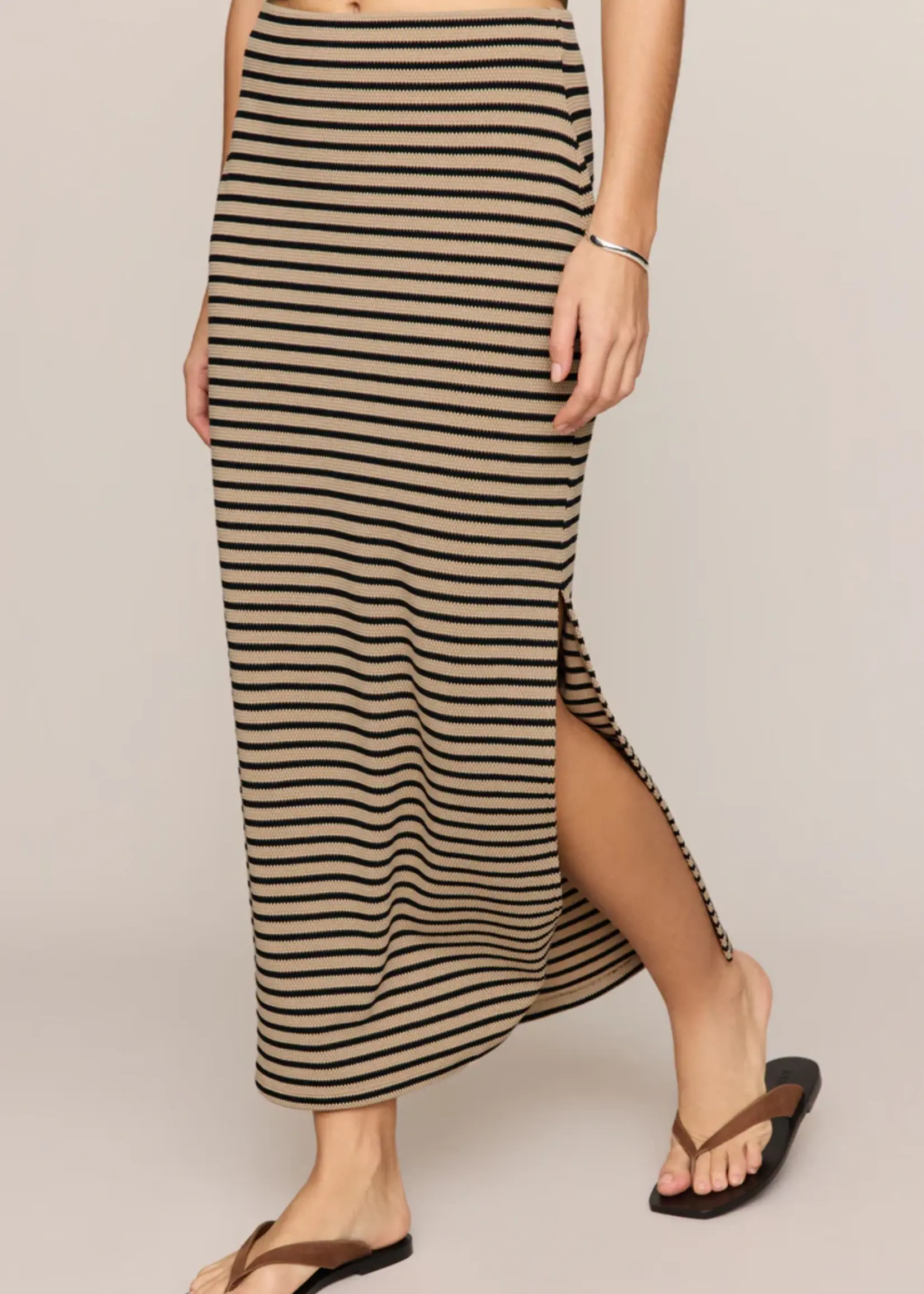 Z Supply Ainslie Stripe Midi Skirt