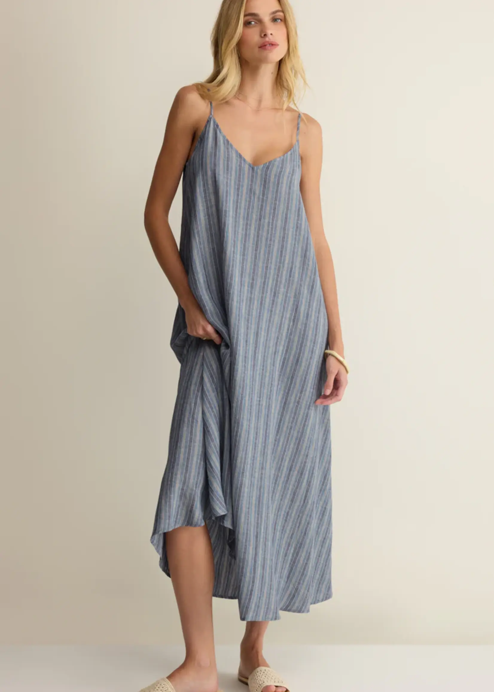 Z Supply Sandcomber Striped Midi