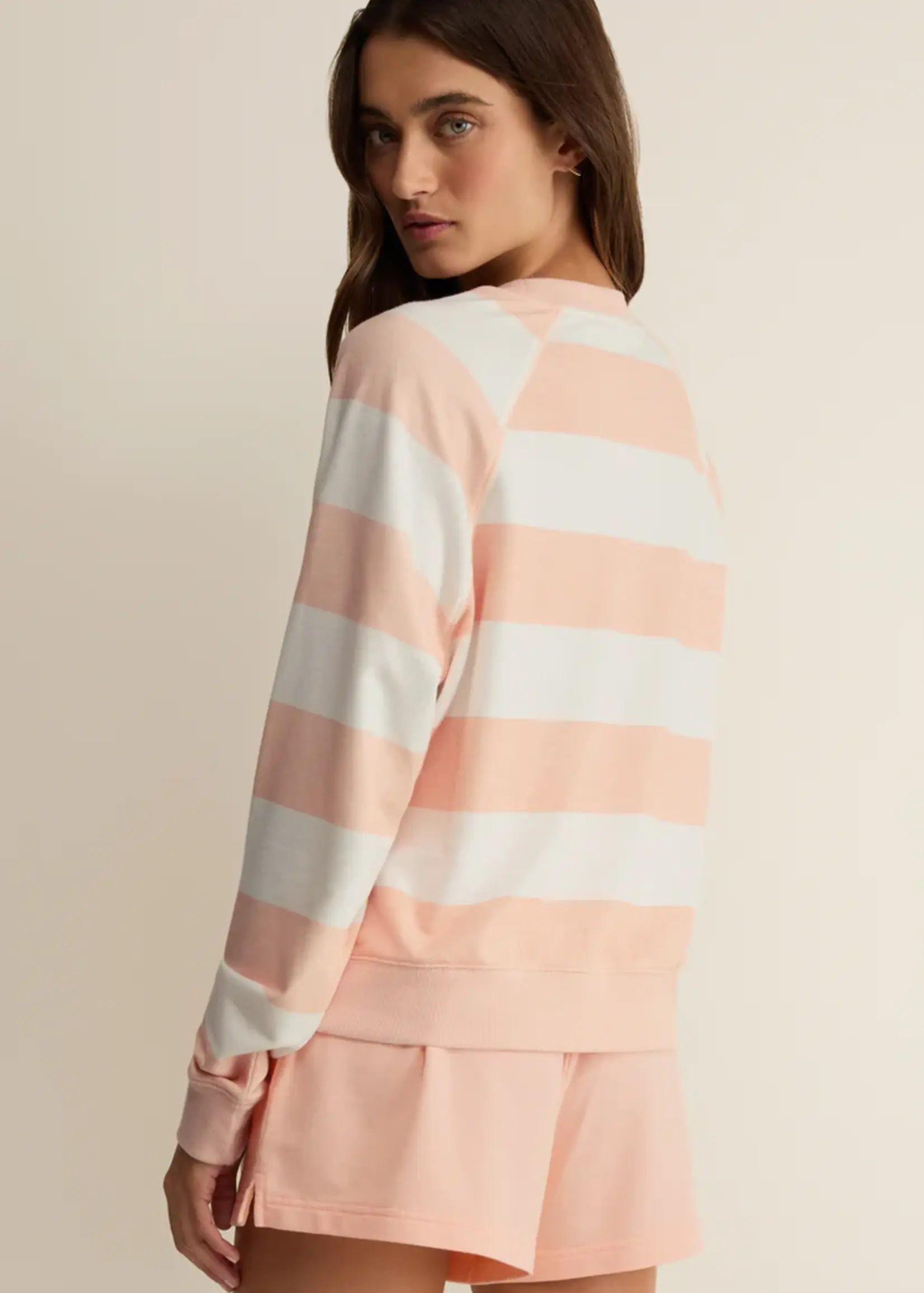 Z Supply Saldana Stripe Sweatshirt