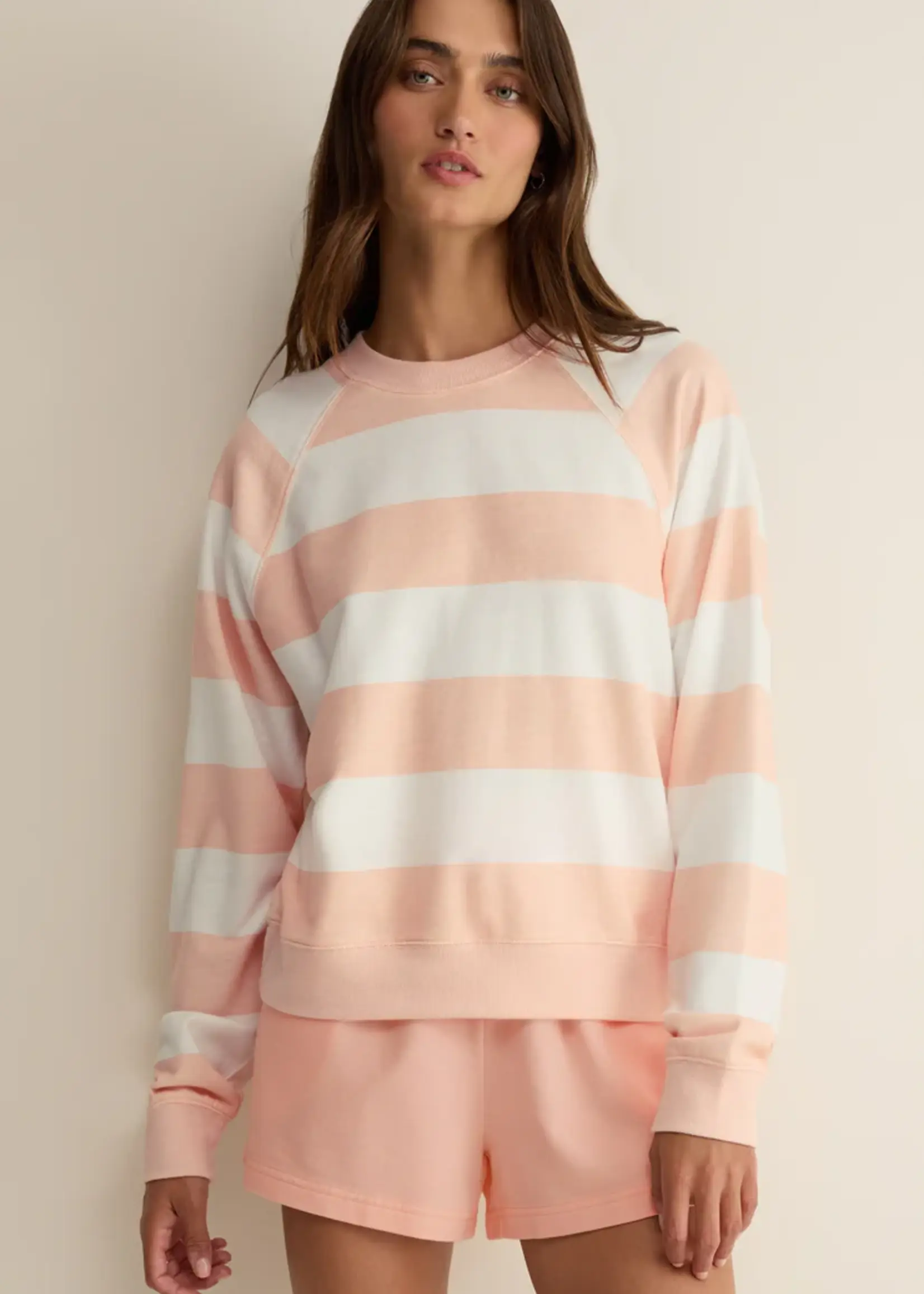 Z Supply Saldana Stripe Sweatshirt