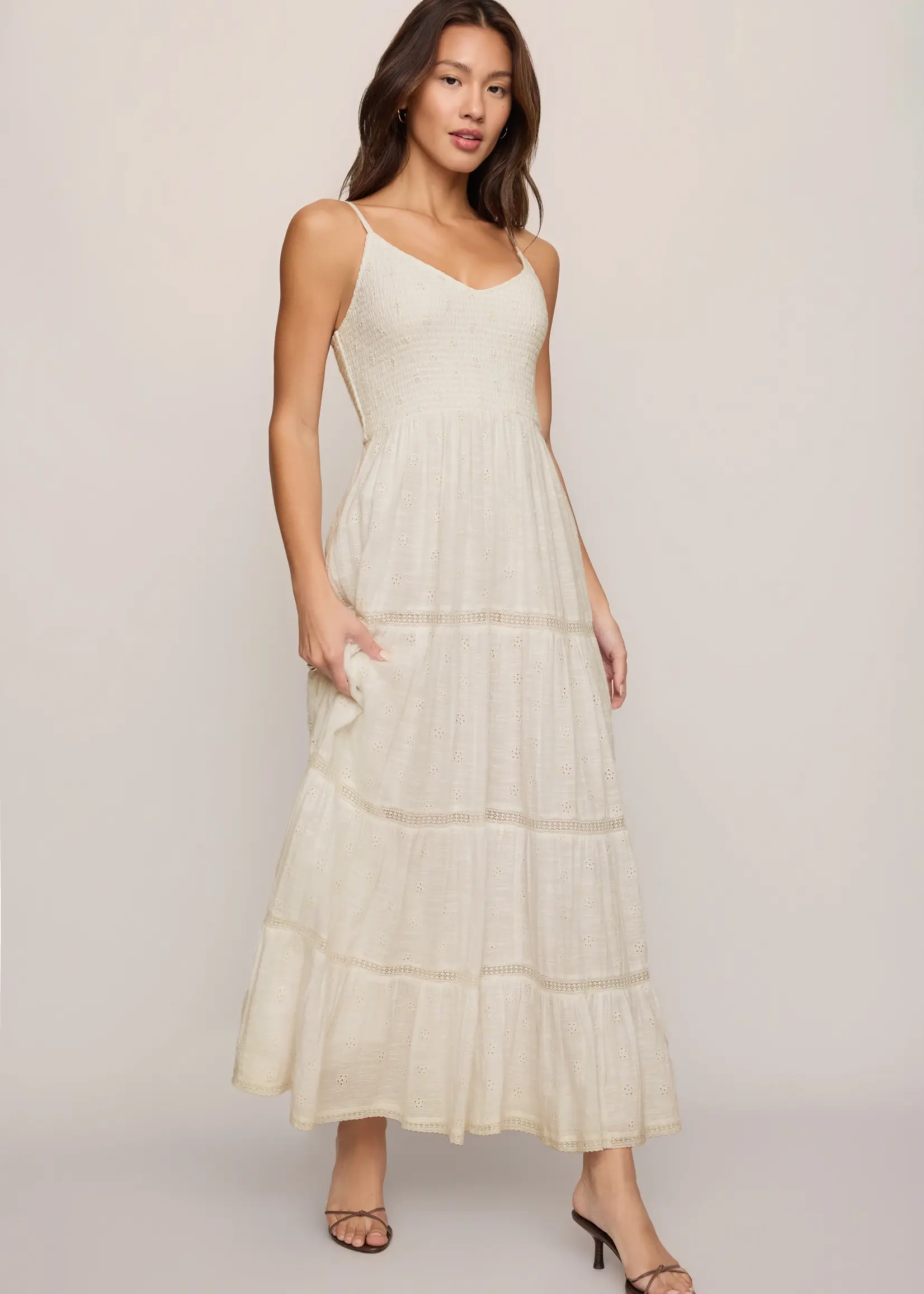 Z Supply Behati Eyelet Midi Dress