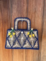 Samira Bag Navy Lemons